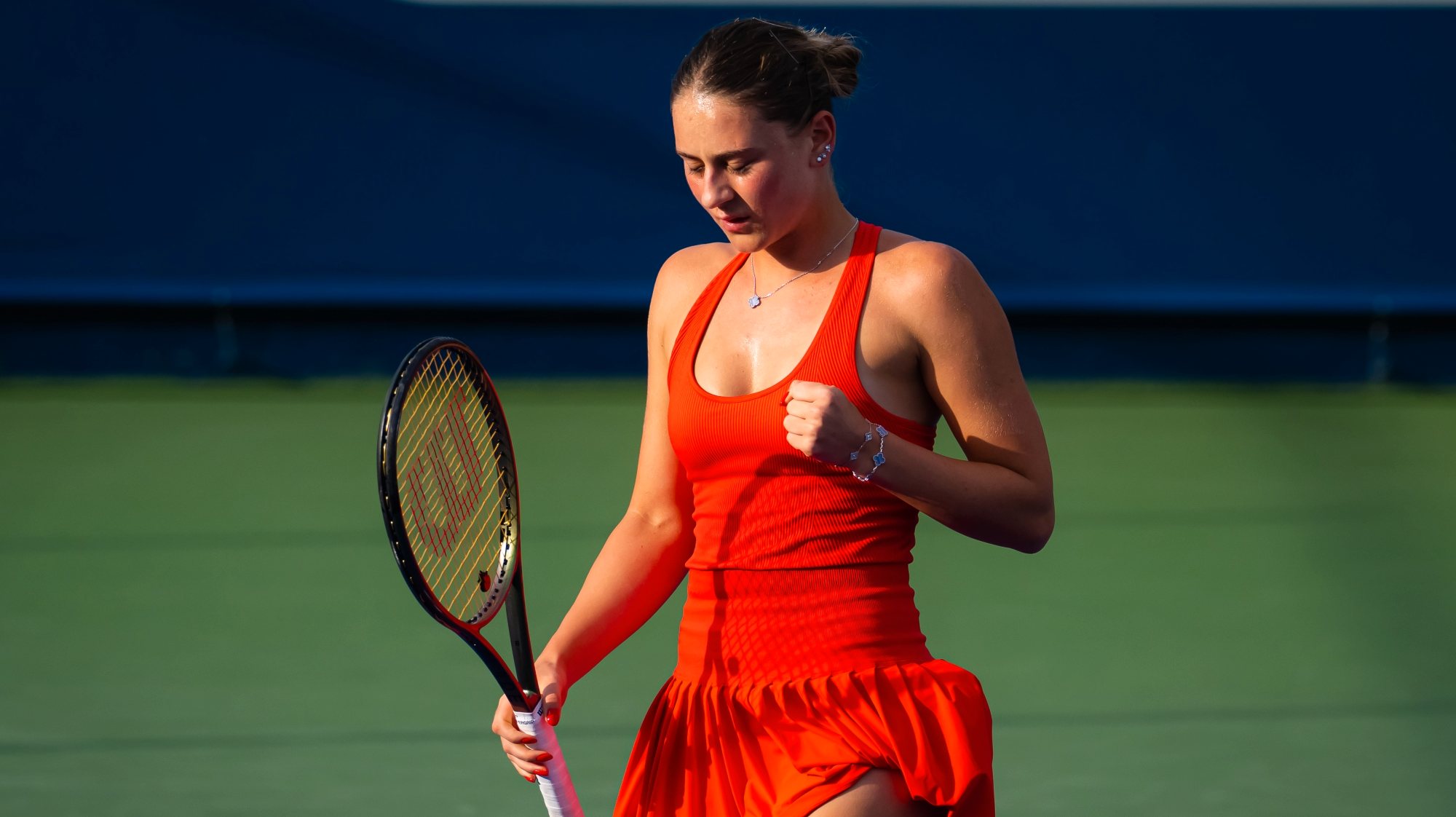 Marta Kostyuk chegou pela primeira vez a uma final WTA aos 20 anos depois de perder quatro meias-finais na carreira