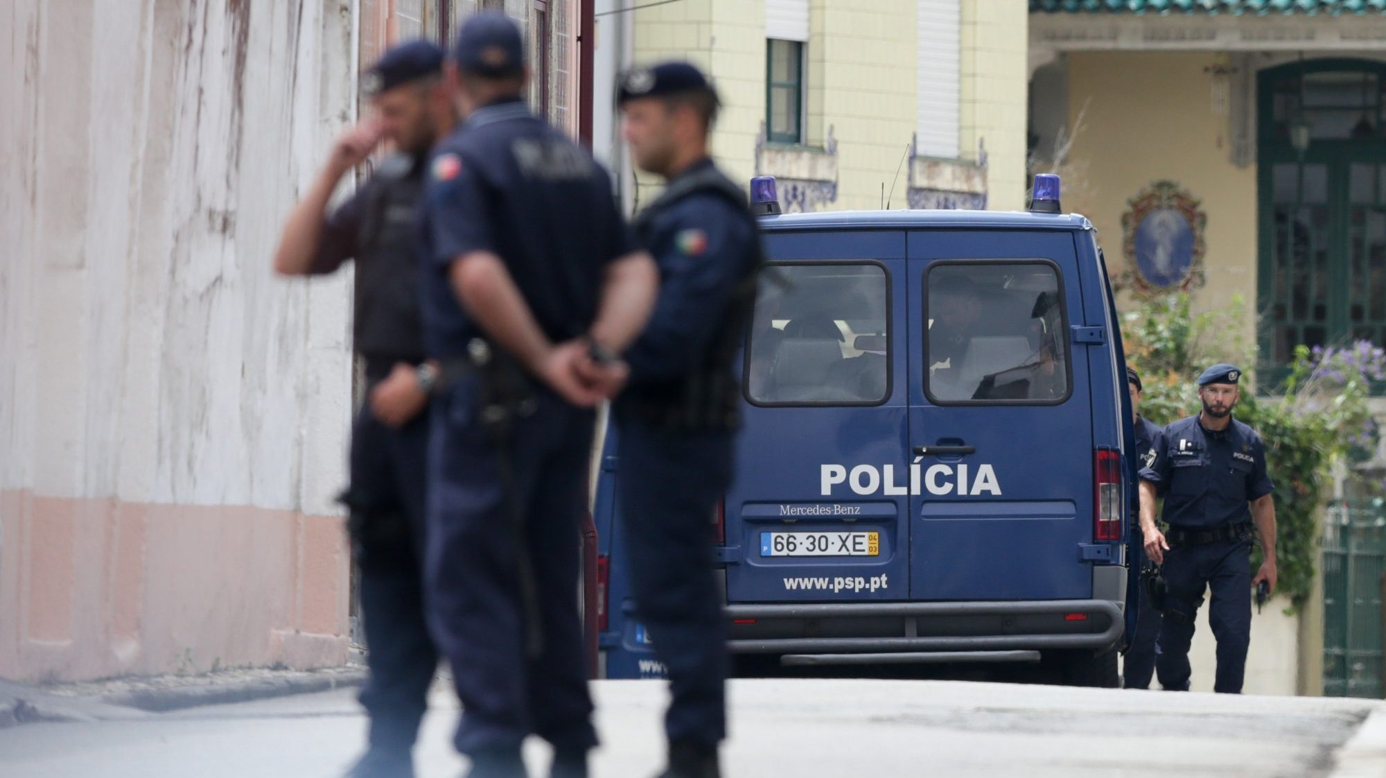 A operação policial foi levada a efeito pelo Comando Distrital de Aveiro