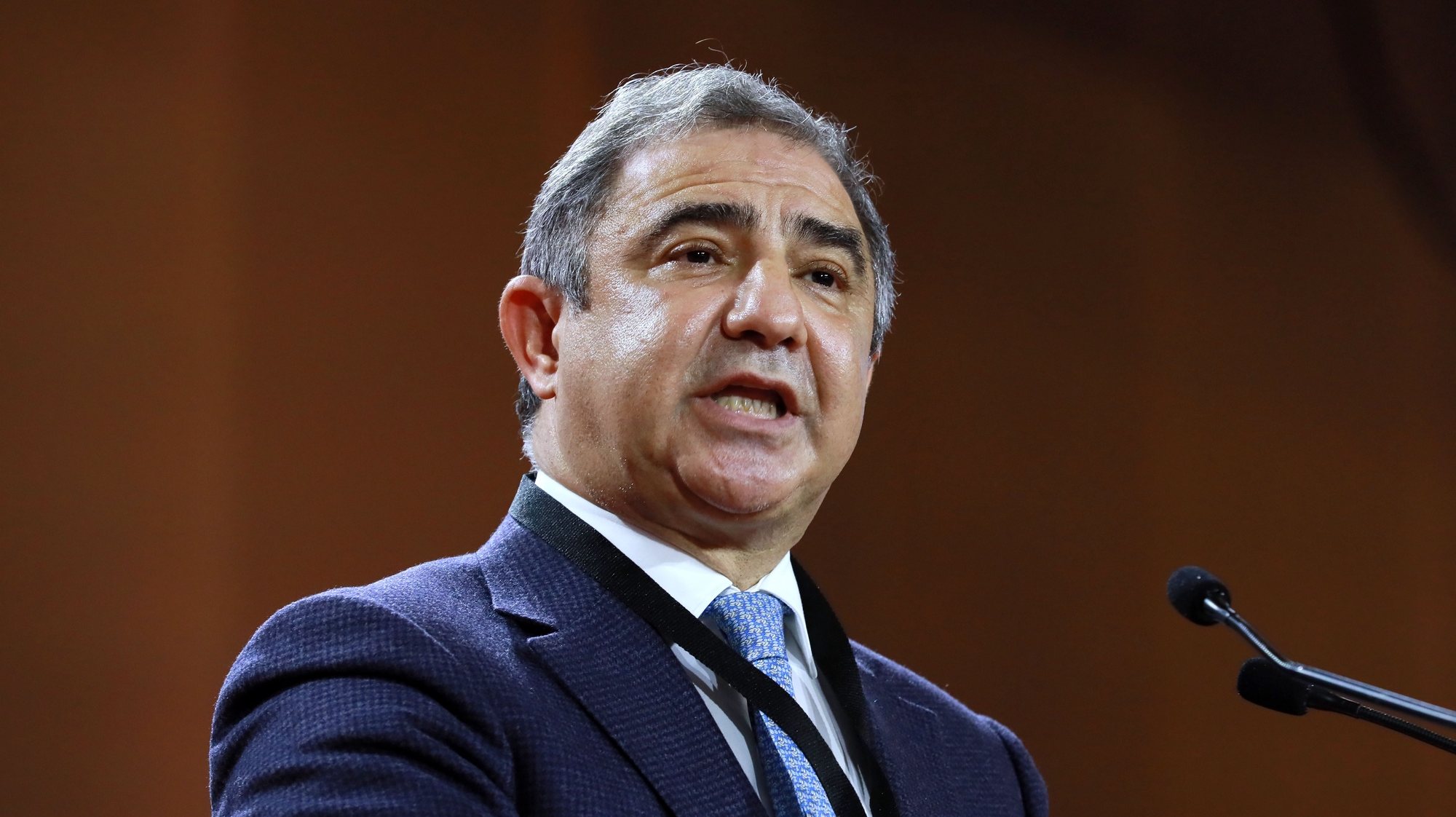 O presidente do Governo Regional dos Açores, José Manuel Bolieiro