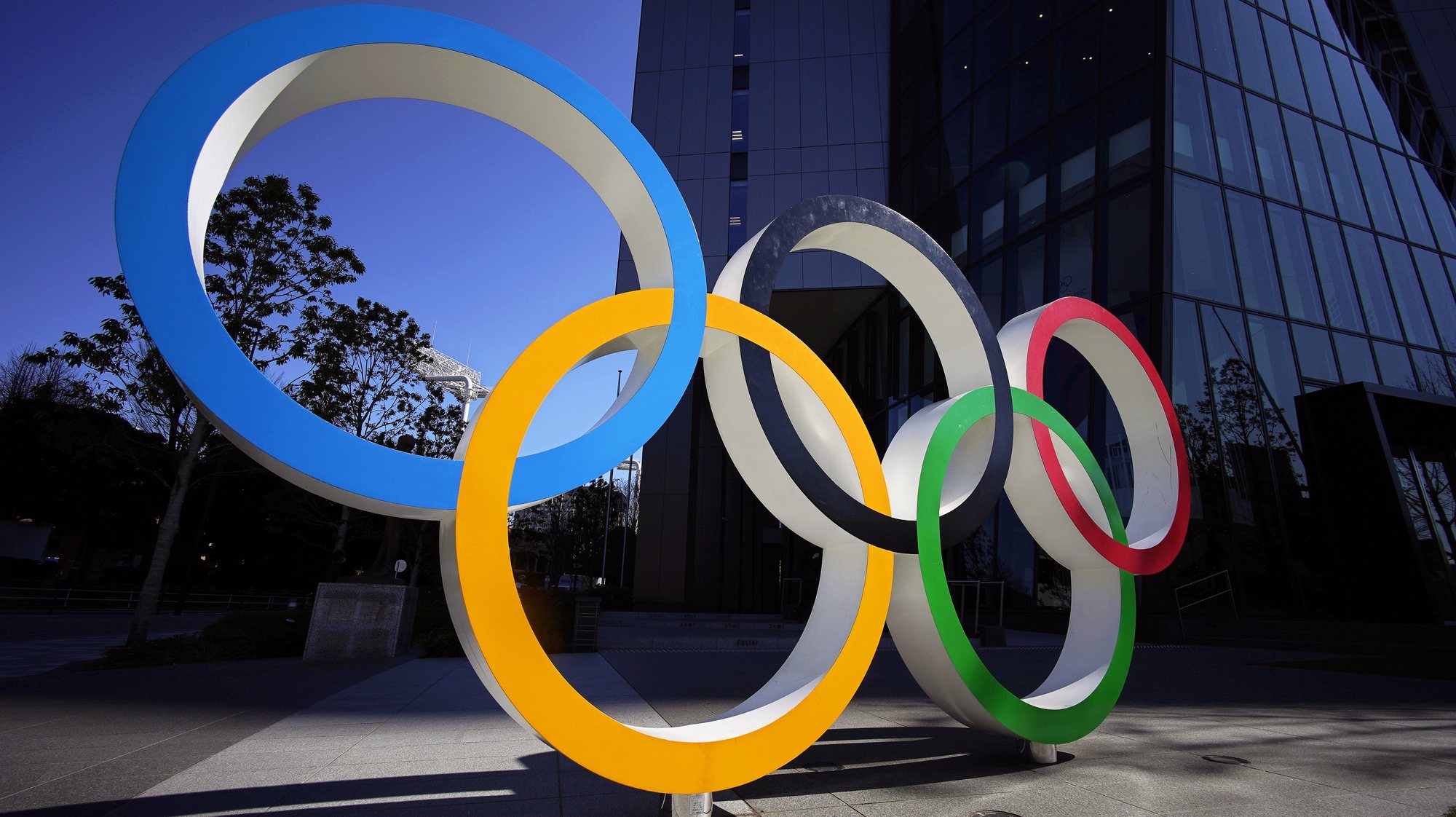 O logotipo dos Jogos Olímpicos