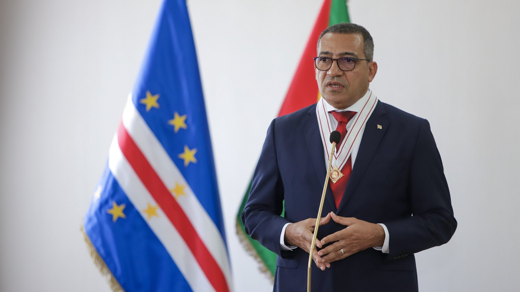 Presidente da República de São Tomé e Príncipe, Carlos Vila Nova, 13 de março de 2023. ELTON MONTEIRO/LUSA