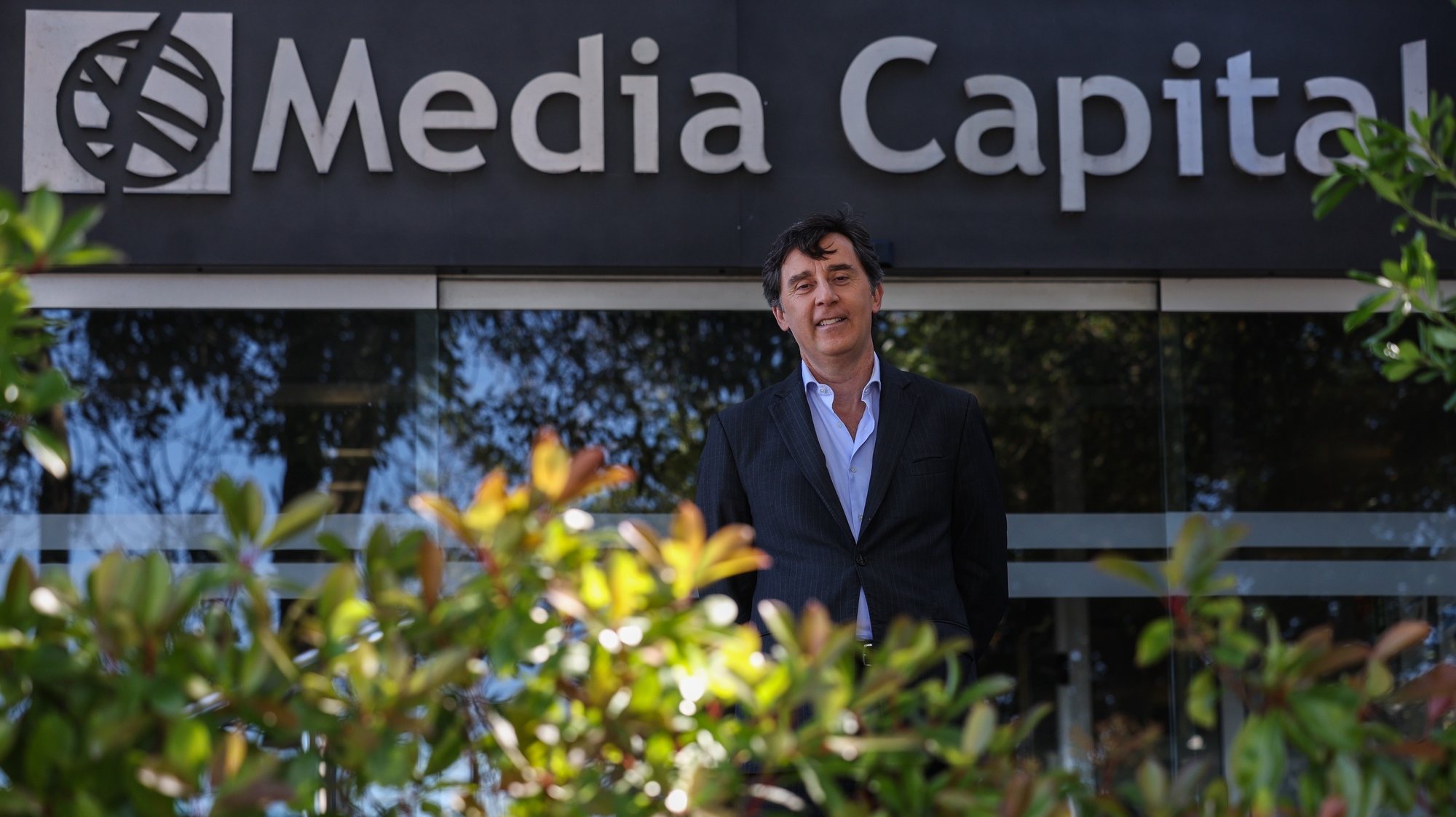 O CEO da Media Capital, Pedro Morais Leitão, fala em entrevista à Agência Lusa na sede em Barcarena, 11 de maio de 2023. (ACOMPANHA TEXTO DE 22-05-2023) TIAGO PETINGA/LUSA