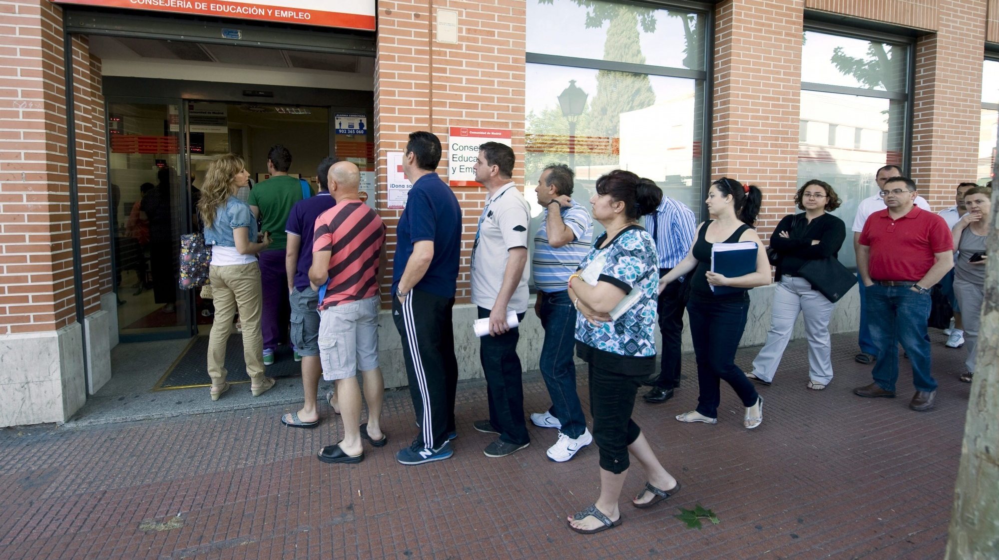 Em Portugal, o desemprego foi de 6,8%, acima da média da zona euro