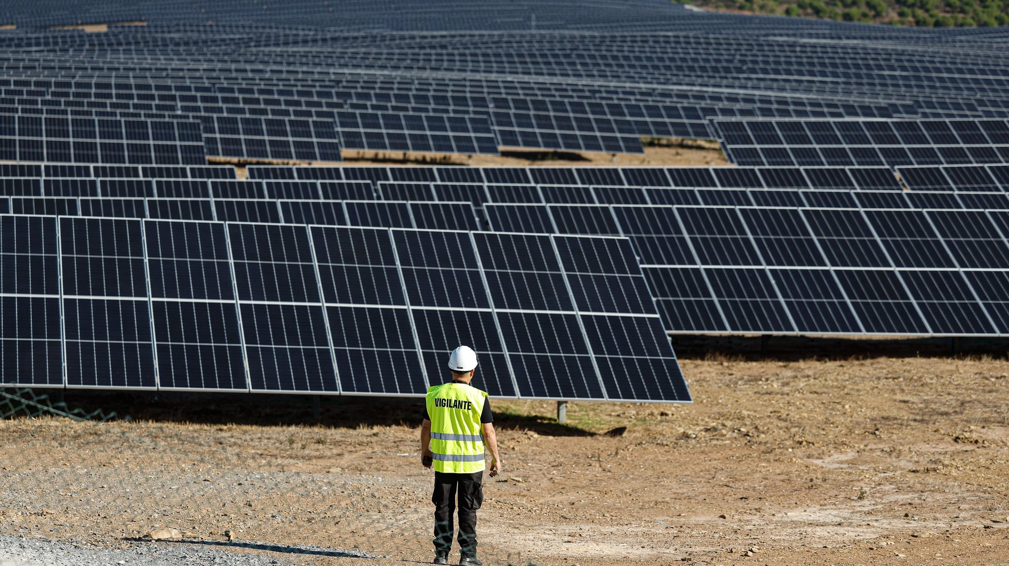 Inauguração do Parque Solar de Alcoutim, 29 de setembro de 2023. Primeiro Parque Solar da Galp em Portugal e representa o maior investimento da empresa em energia solar no país.,LUÍS FORRA/LUSA