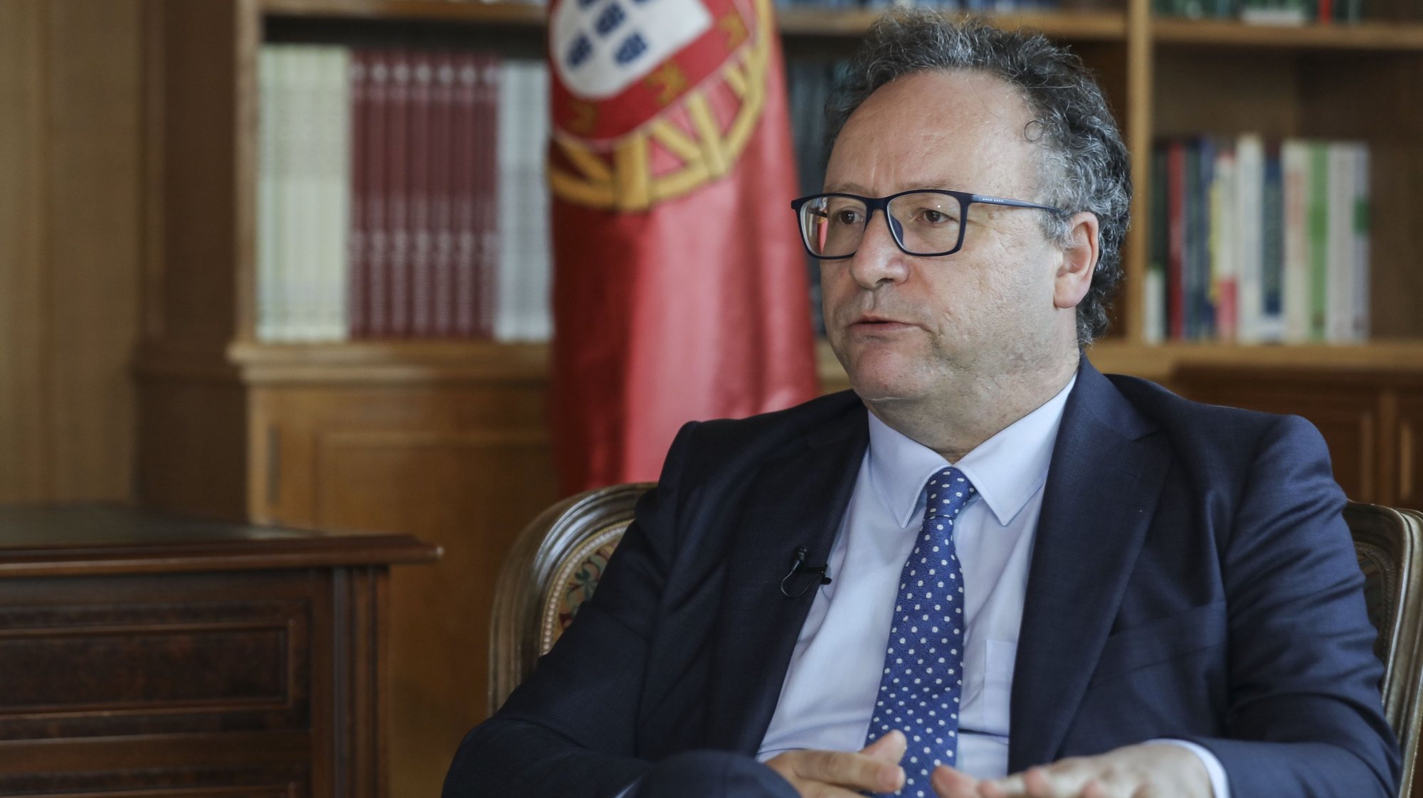 Entrevista ao presidente do Conselho Económico e Social, Francisco Assis na sede do mesmo em Lisboa, 6 de julho de 2021. (ACOMPANHA TEXTO DE 11 DE JULHO DE 2021). MIGUEL A. LOPES/LUSA