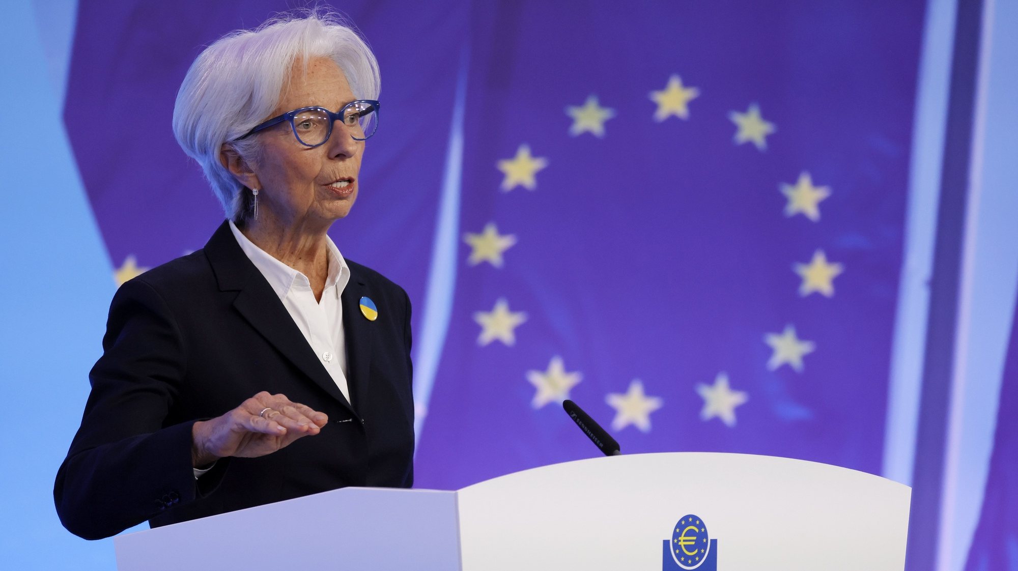 A presidente do Banco Central Europeu (BCE), Christine Lagarde