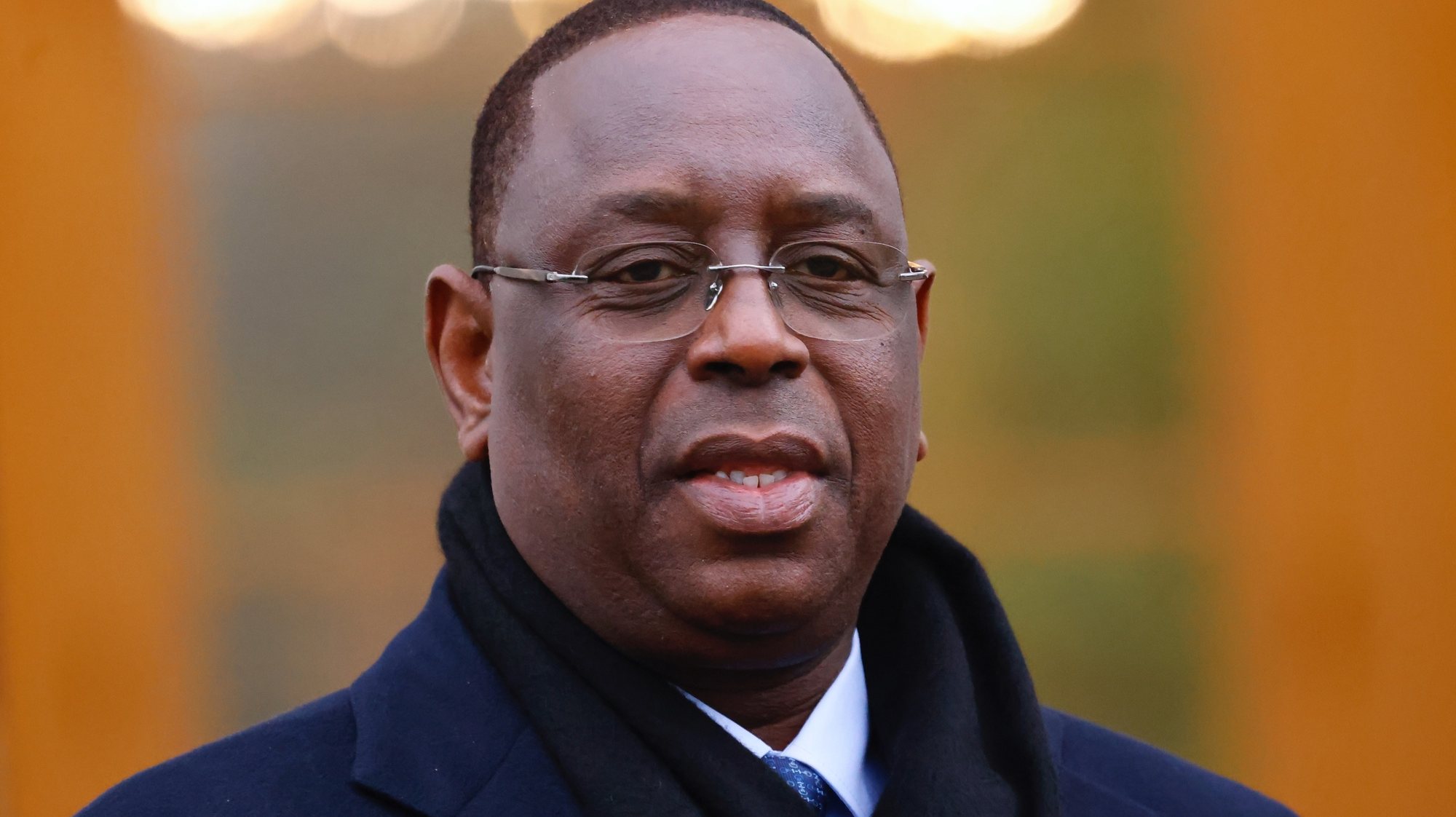 epa11123411 (FILE) Senegalese President Macky Sall arrives for the Compact with Africa (CwA) conference at the Bellevue Palace in Berlin, Germany, 20 November 2023 (reissued 24 February 2024). Senegal&#039;s President Macky Sall in a speech in Dakar on 03 February 2024 announced the postponement of presidential elections scheduled for 25 February.  EPA/HANNIBAL HANSCHKE