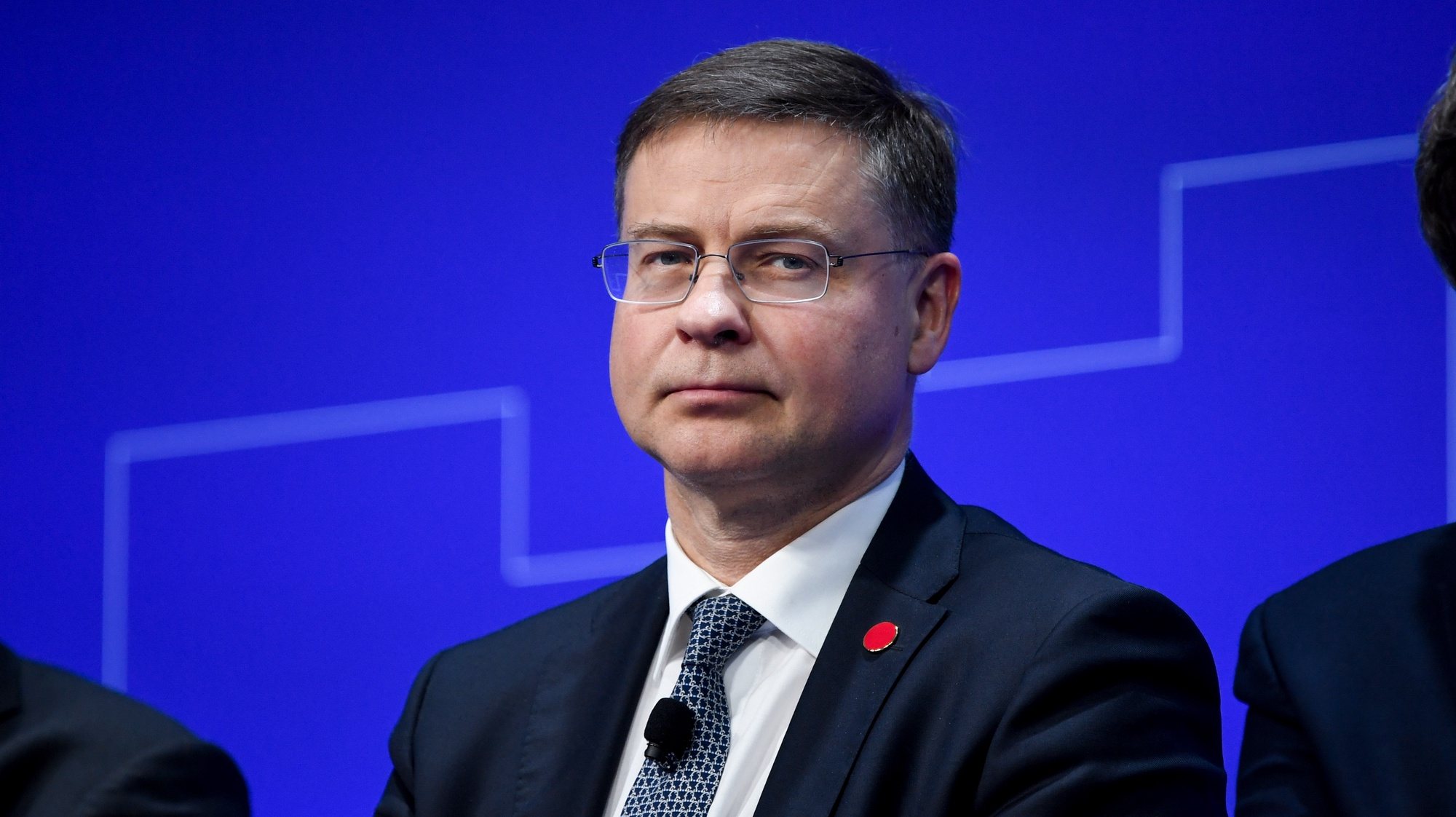 epa10703830 Trade commissioner for the European Union (EU) Valdis Dombrovskis attends the Ukraine Recovery Conference in London, Britain, 21 June 2023. The URC is dedicated to Ukraine&#039;s transformation and was symbolically launched in London in 2017 as the Ukraine Reform Conference. URC 2023 will focus on mobilising international support for Ukraine&#039;s economic and social stabilisation and recovery from the effects of war.  EPA/CHRIS J. RATCLIFFE/ POOL