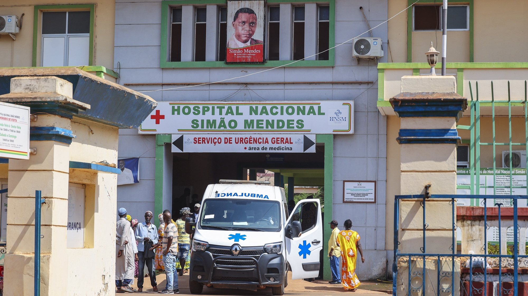 Hospital Nacional Simão Mendes, na Guiné-Bissau, em Bissau, 17  de novembro  de 2023. ANTÓNIO COTRIM/LUSA