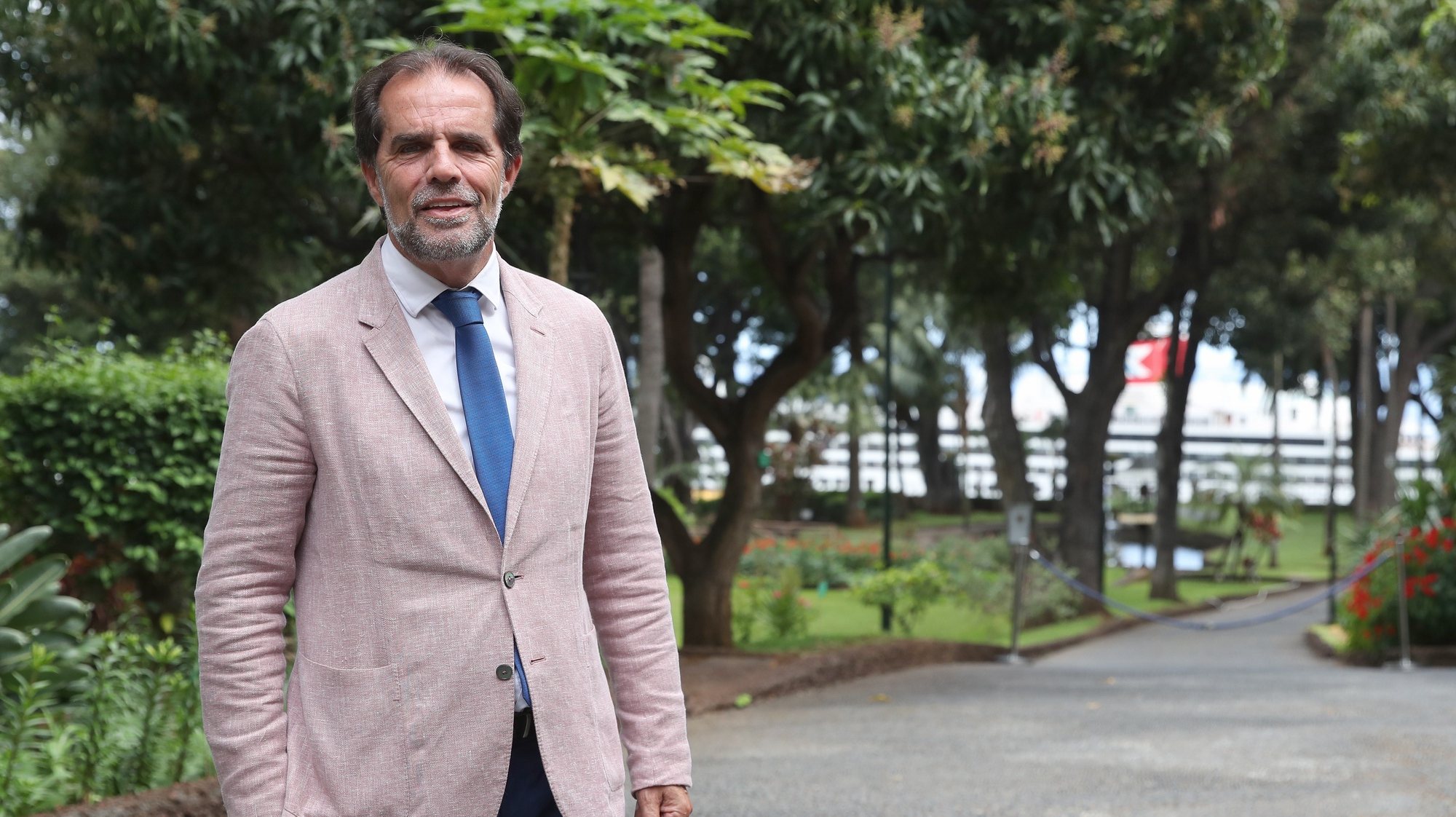Miguel Albuquerque, cabeça de lista pelo PSD/Madeira (Partido Social Democrata) às Eleições Legislativas da Madeira marcadas para 26 de maio, em entrevista à Agência Lusa, no Funchal, 26 de abril de 2024. (ACOMPANHA TEXTO 10-05-2024)  HOMEM DE GOUVEIA/LUSA