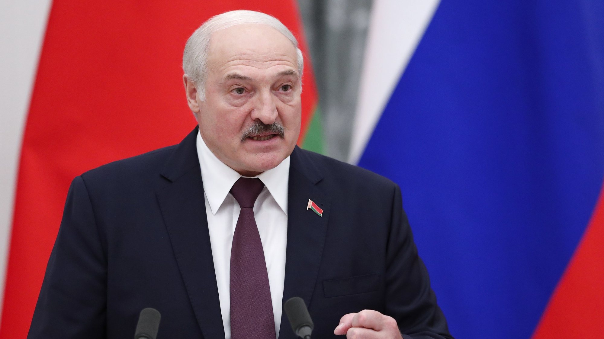 Presidente bielorrusso Alexander Lukashenko