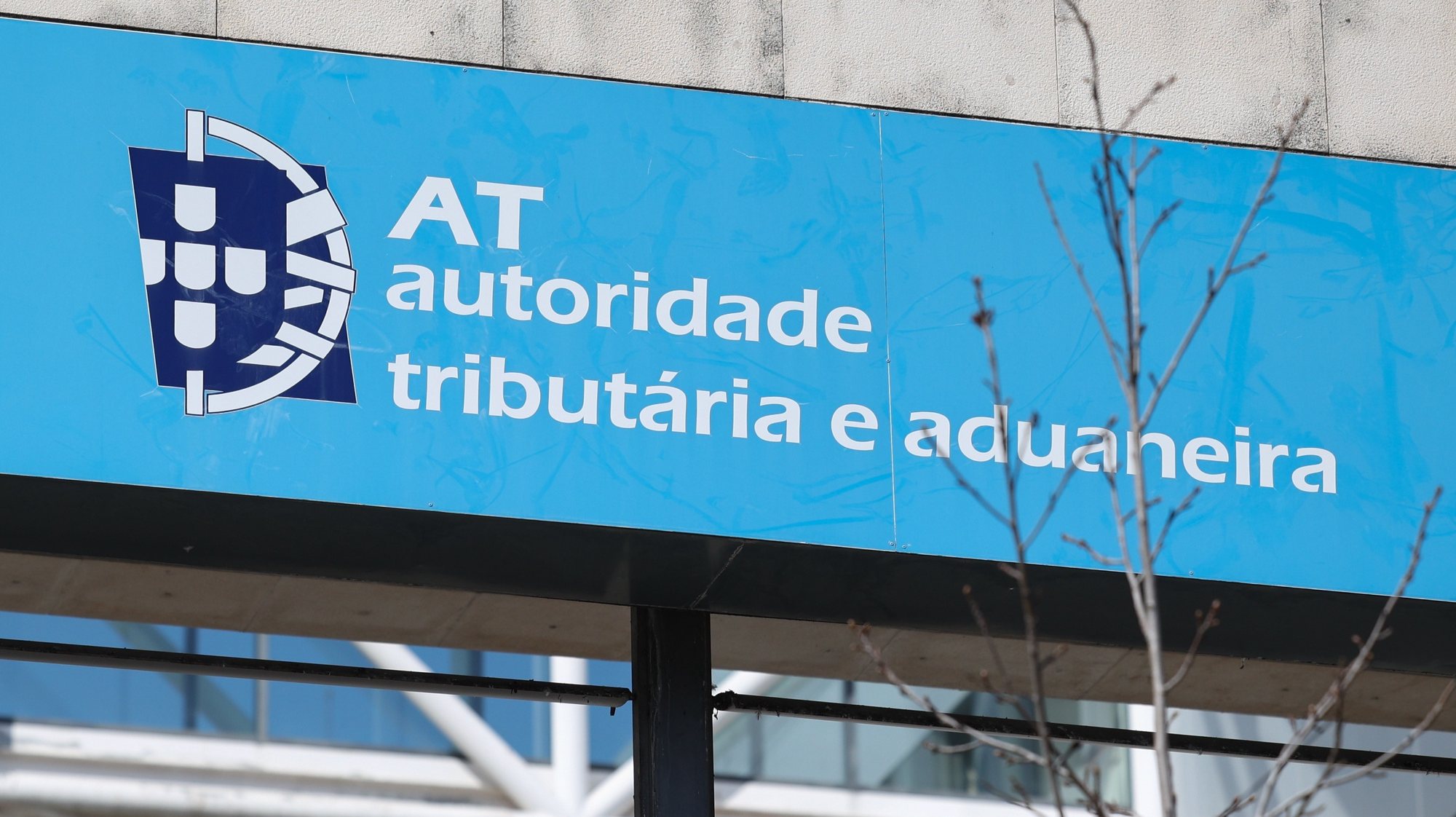 Logotipo da  Autoridade Tributária e Aduaneira , Lisboa, 01 de março de 2023. ANTÓNIO COTRIM/LUSA