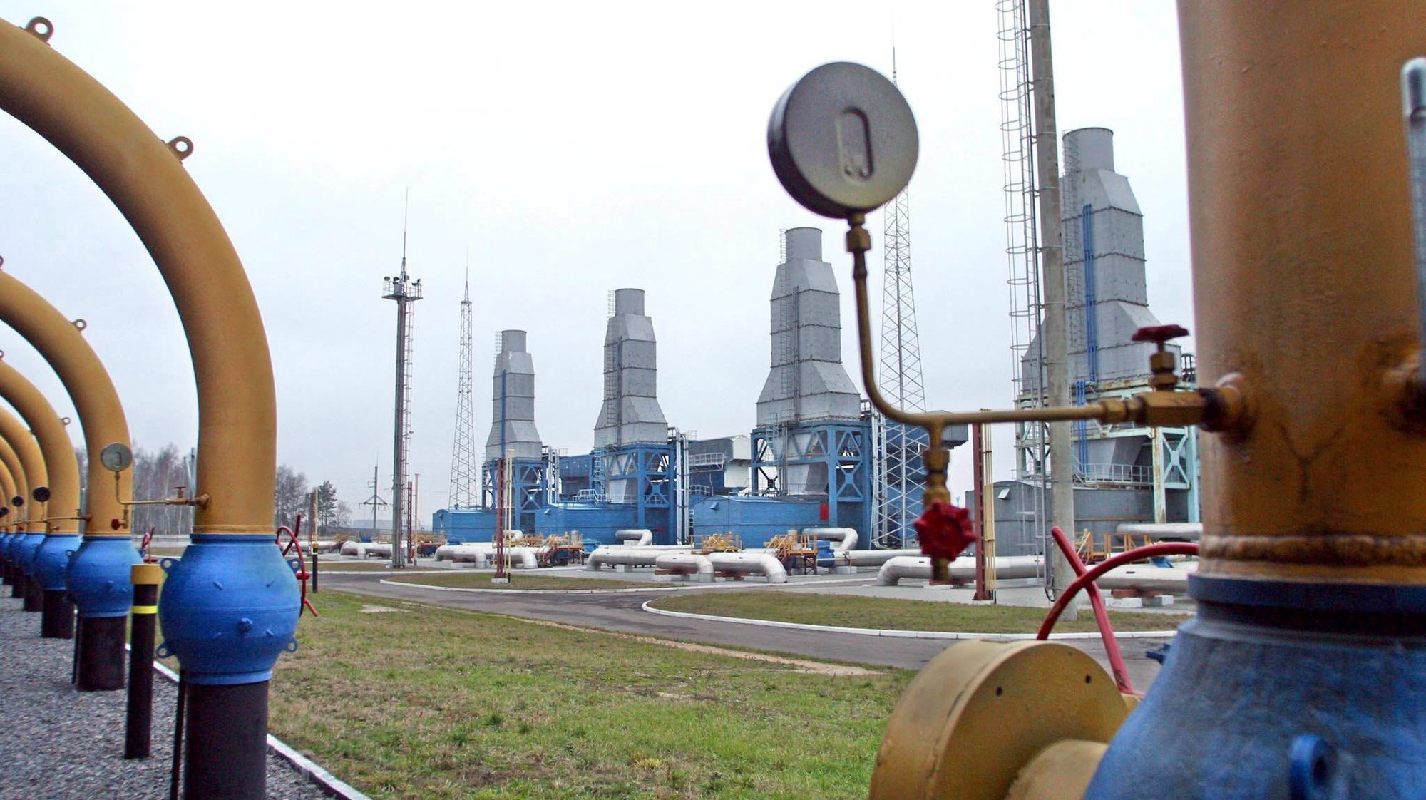 Conduta de gás da Gazprom em Minsk, Bielorrússia