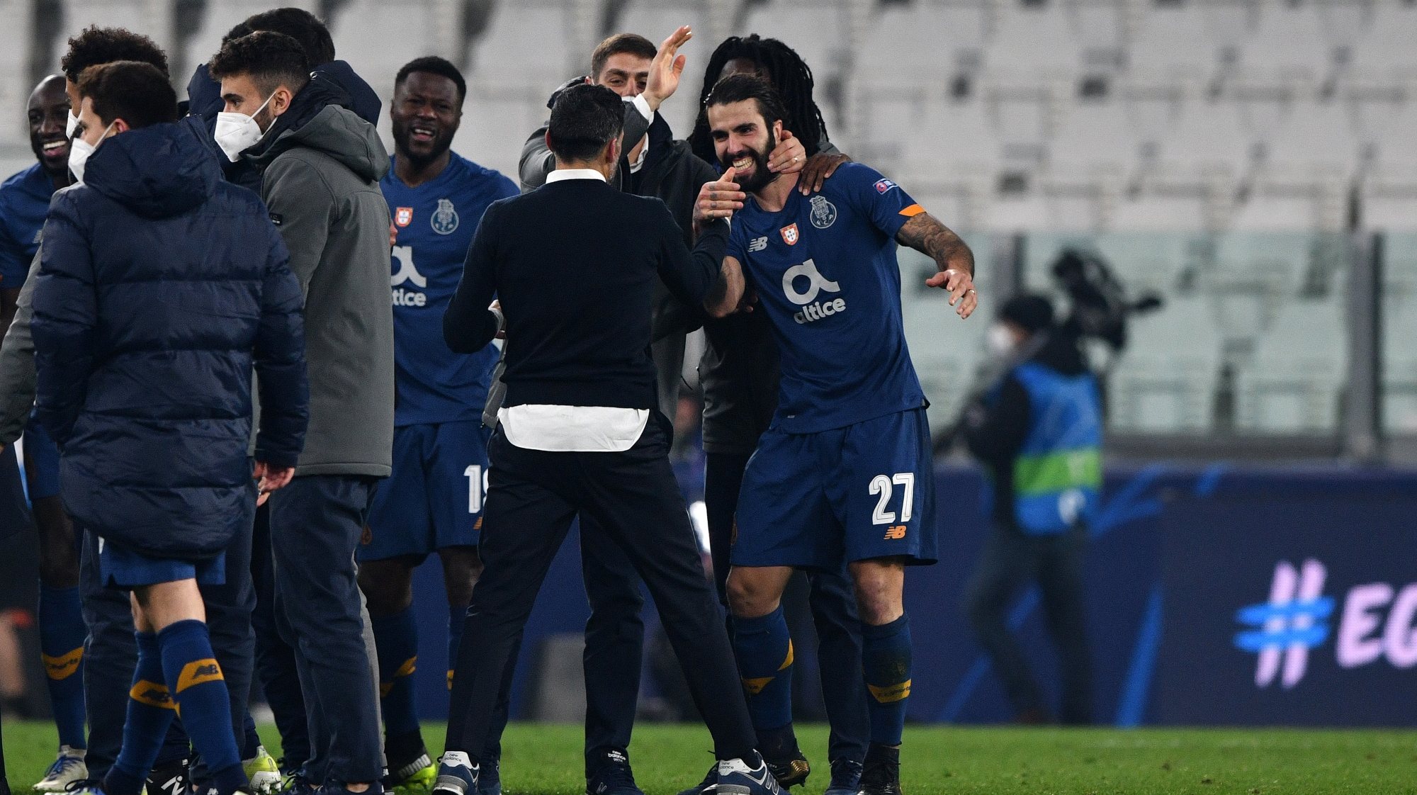 FC Porto chegou pela segunda vez aos quartos da Champions com Sérgio Conceição após afastar a Juventus com dois golos de Sérgio Oliveira