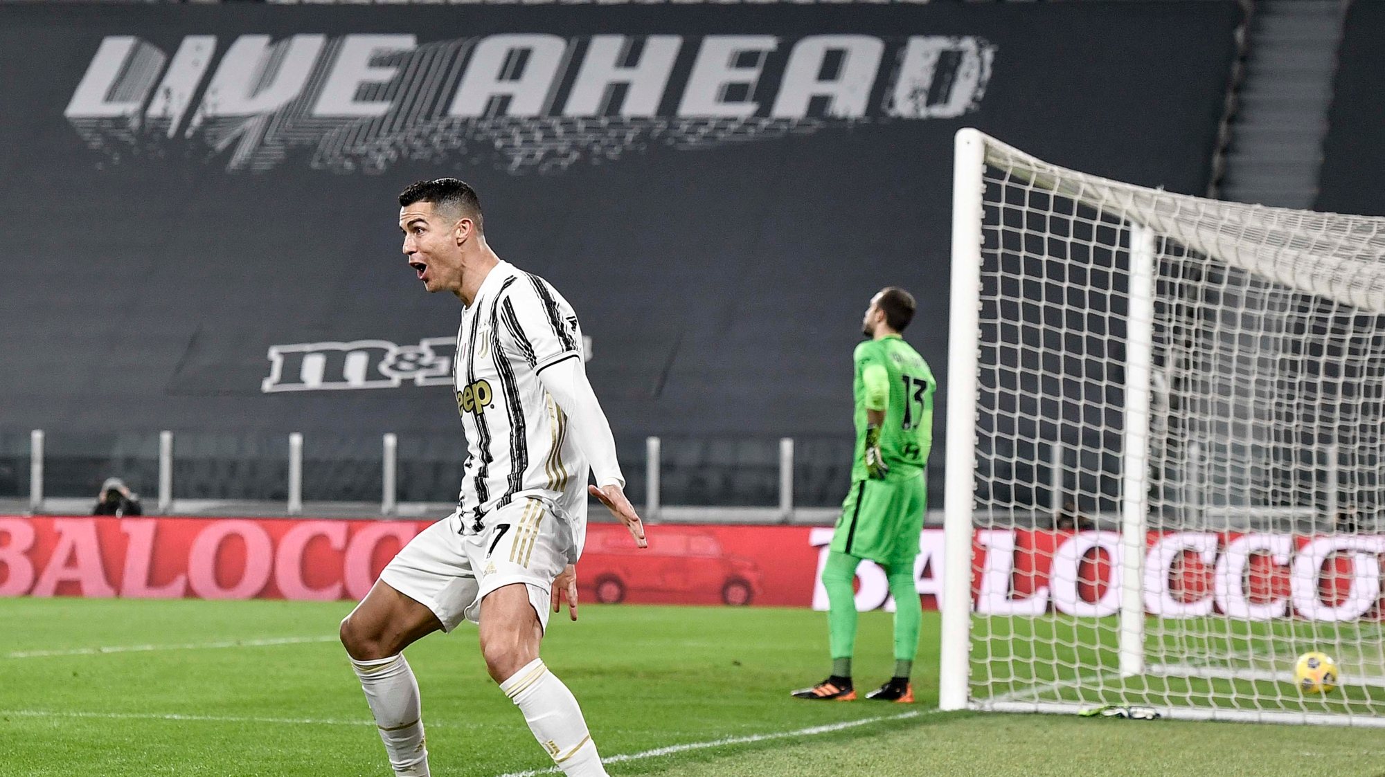 Ronaldo inaugurou o marcador, teve os únicos remates enquadrados da Juventus e ainda acertou na trave na vitória frente à Juventus