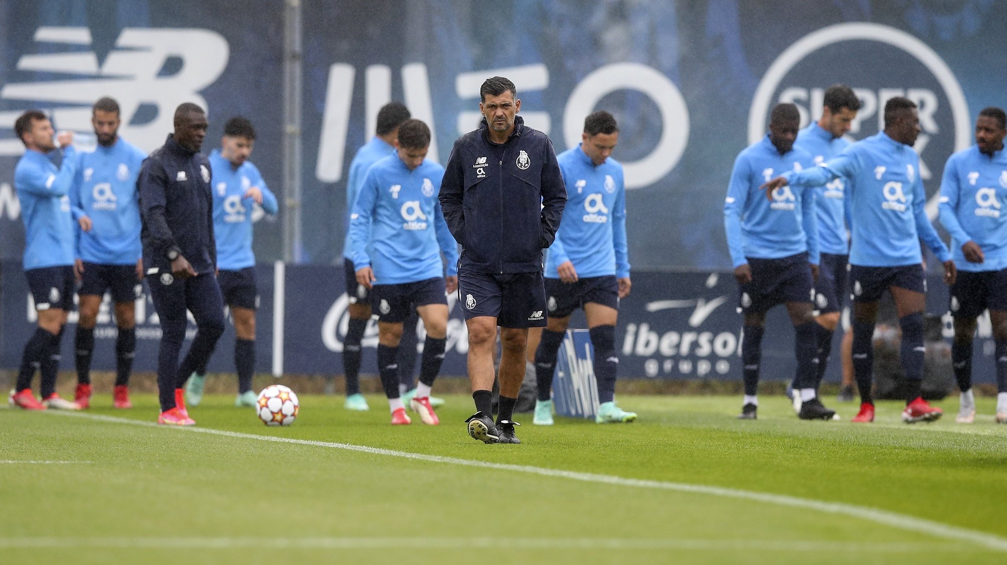 FC Porto&#039;s head coach Sergio Conceicao during his team training session at Olival training center, Vila Nova de Gaia, 27th September 2021. FC Porto will face Liverpool in their UEFA Champions L?eague group B stage soccer match on 28th September 2021.JOSE COELHO/LUSA