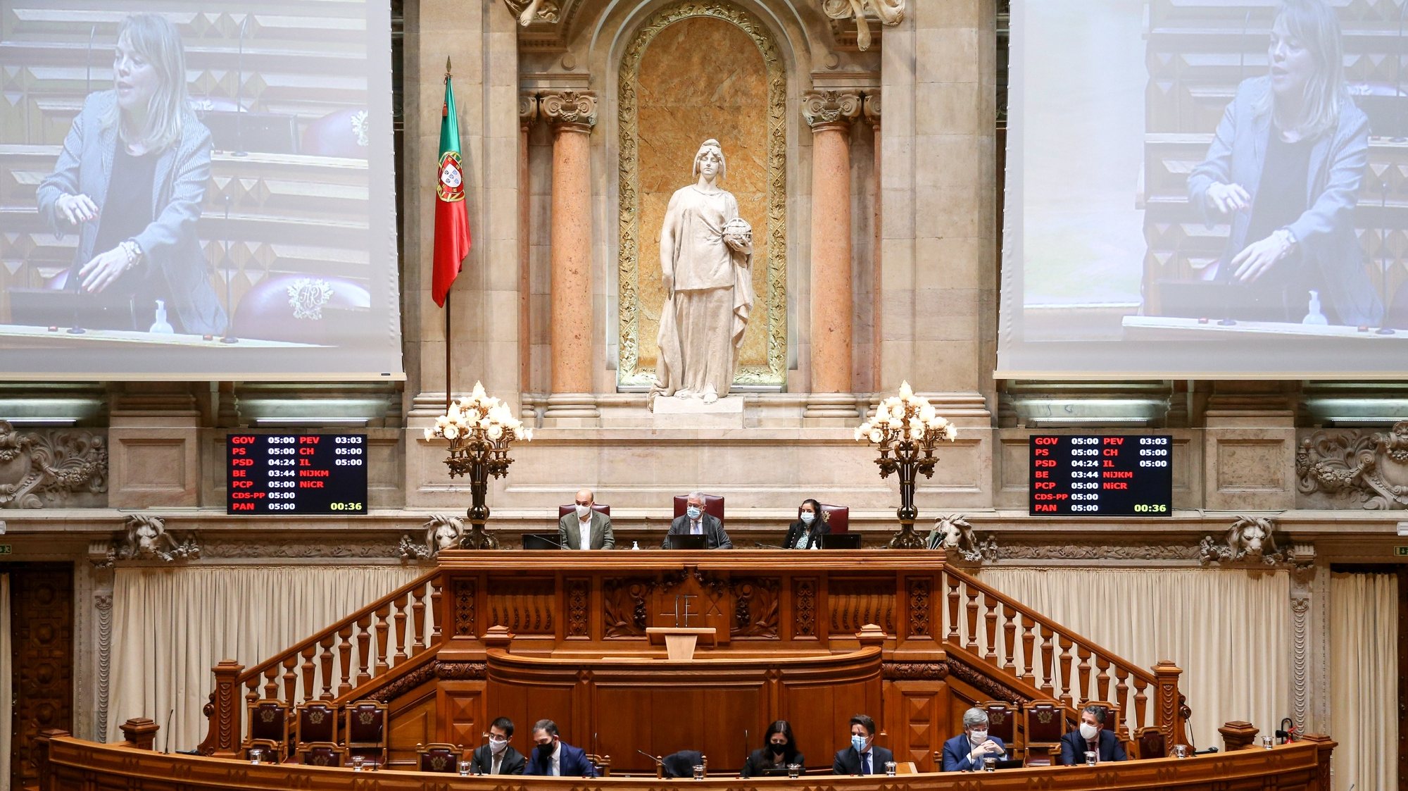 Discussão das normas avocadas para o Orçamento do Estado 2021 (OE2021), na Assembleia da República, em Lisboa, 26 de novembro de 2020. MANUEL DE ALMEIDA/LUSA