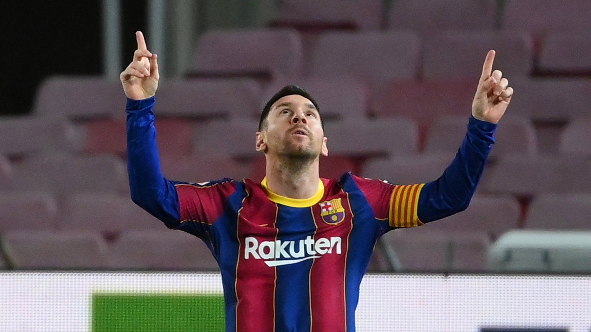 Lionel Messi inaugurou o marcador na vitória do Barcelona frente ao Athl. Bilbao, marcando o 49.º golo de livre direto na carreira