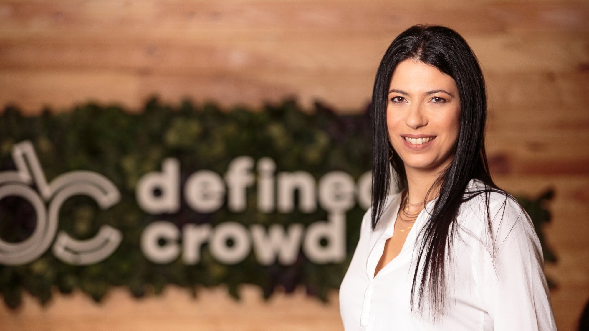 Daniela Braga é fundadora e presidente executiva da DefinedCrowd