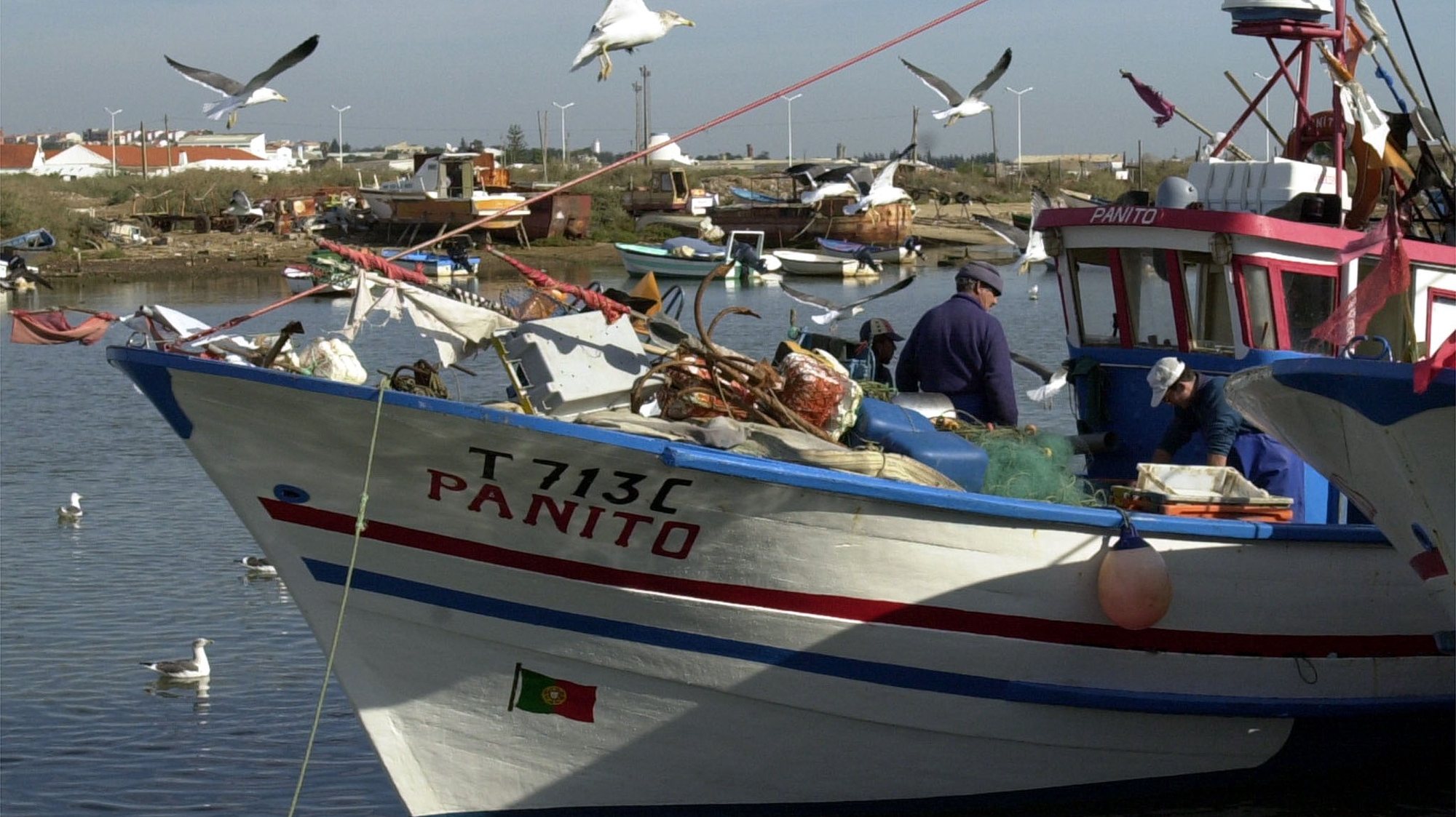 Barco de pesca em Tavira, Algarve