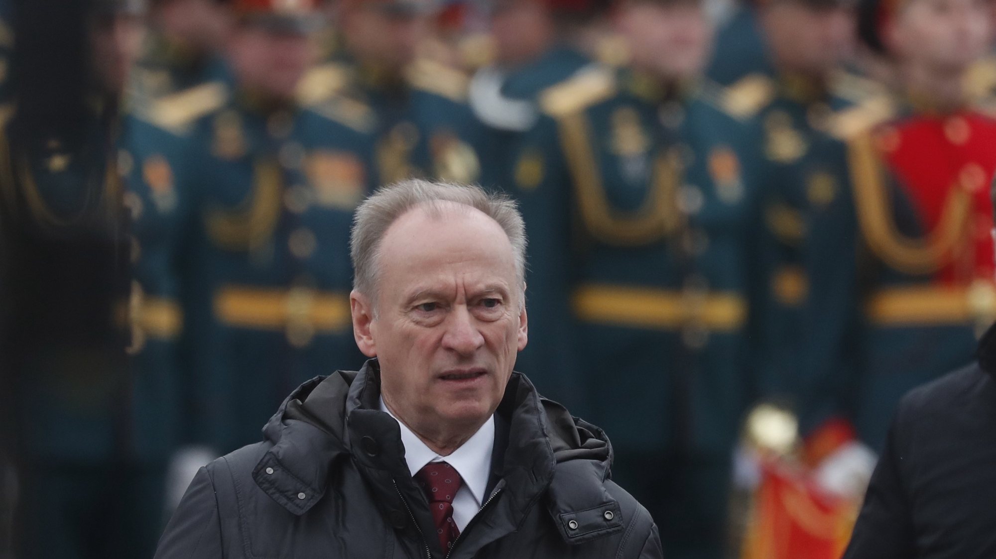 epa09187154 Russia&#039;s Security Council Secretary Nikolai Patrushev arrives to watch the Victory Day military parade in the Red Square in Moscow, Russia, 09 May 2021. The Victory Day military parade annually takes place 09 May 2021 in the Red Square to mark the victory of the Soviet Union over the Nazi Germany in the World War II.  EPA/MAXIM SHIPENKOV
