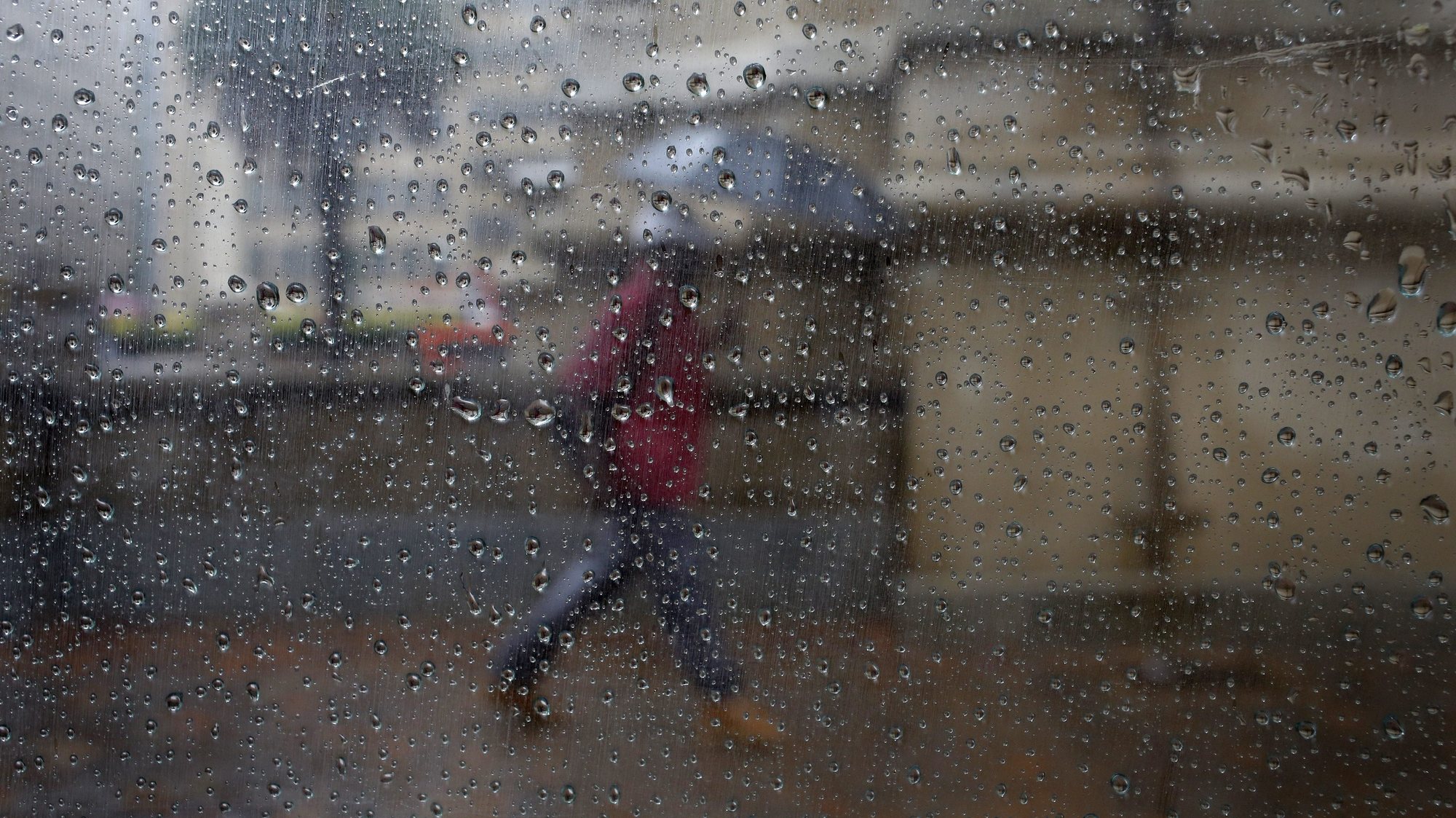 epa05703355 A man walks with an umbrella as heavy rains continue to fall over the majority of central areas of Southern Africa, Johannesburg, South Africa, 07 January 2017. Flash floods have been reported in areas around Johannesburg as the heavy rain is due to continue until early next week.  EPA/KIM LUDBROOK