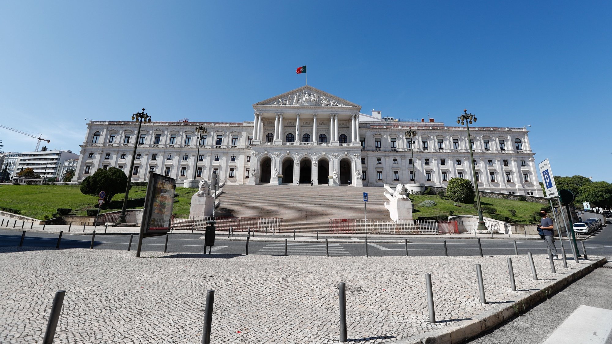 Fachada da Assembleia da República, Lisboa, 07 de outubro de 2020. ANTÓNIO COTRIM/LUSA