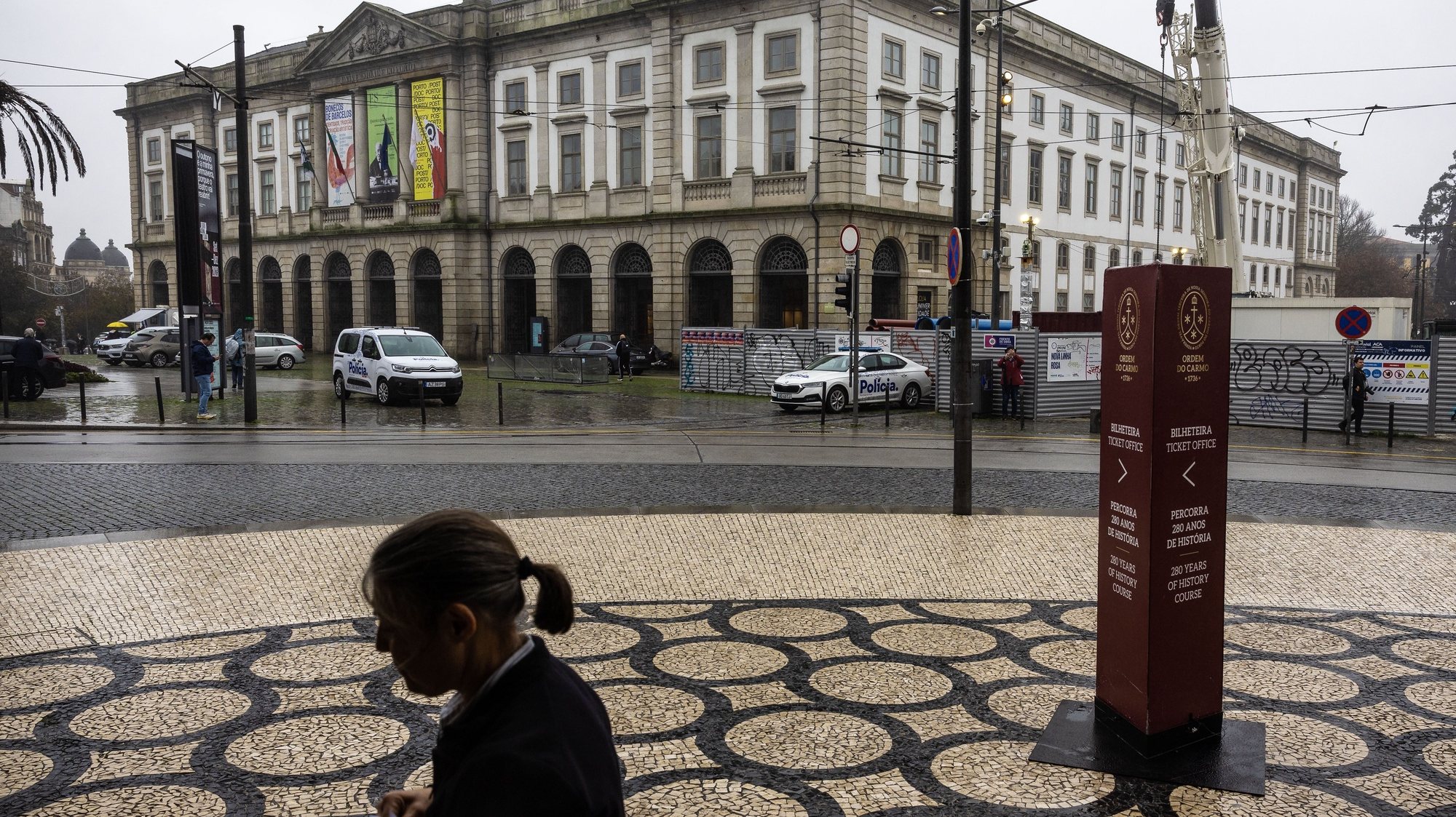 Reitoria da Universidade do Porto, Praça dos Leões, Porto, 15 de novembro de 2023.  JOSÉ COELHO/LUSA