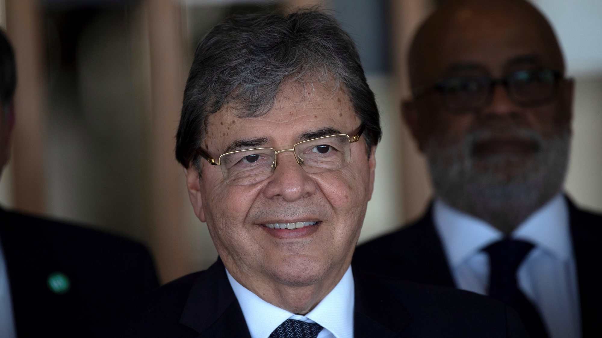 epa08966367 (FILE) - Then Colombian Foreign Affairs Minister Carlos Holmes Trujillo attends the 16th meeting of Lima&#039;s Group in Brasilia, Brazil, 08 November 2019 (reissued 26 January 2021). Colombian Defense Minister Carlos Holmes Trujillo Garcia died due to COVID-19 on 26 January 2021, Colombian President Ivan Duque (unseen) announced in Bogota, Colombia.  EPA/Joedson Alves