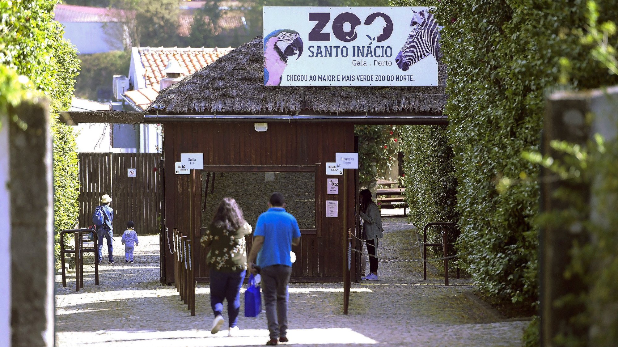 Reabertura do Zoo Santo Inácio após ter estado encerrado devido à pandemia da Covid-19, Avintes, Vila Nova de Gaia, 7 de maio de 2020. FERNANDO VELUDO/LUSA