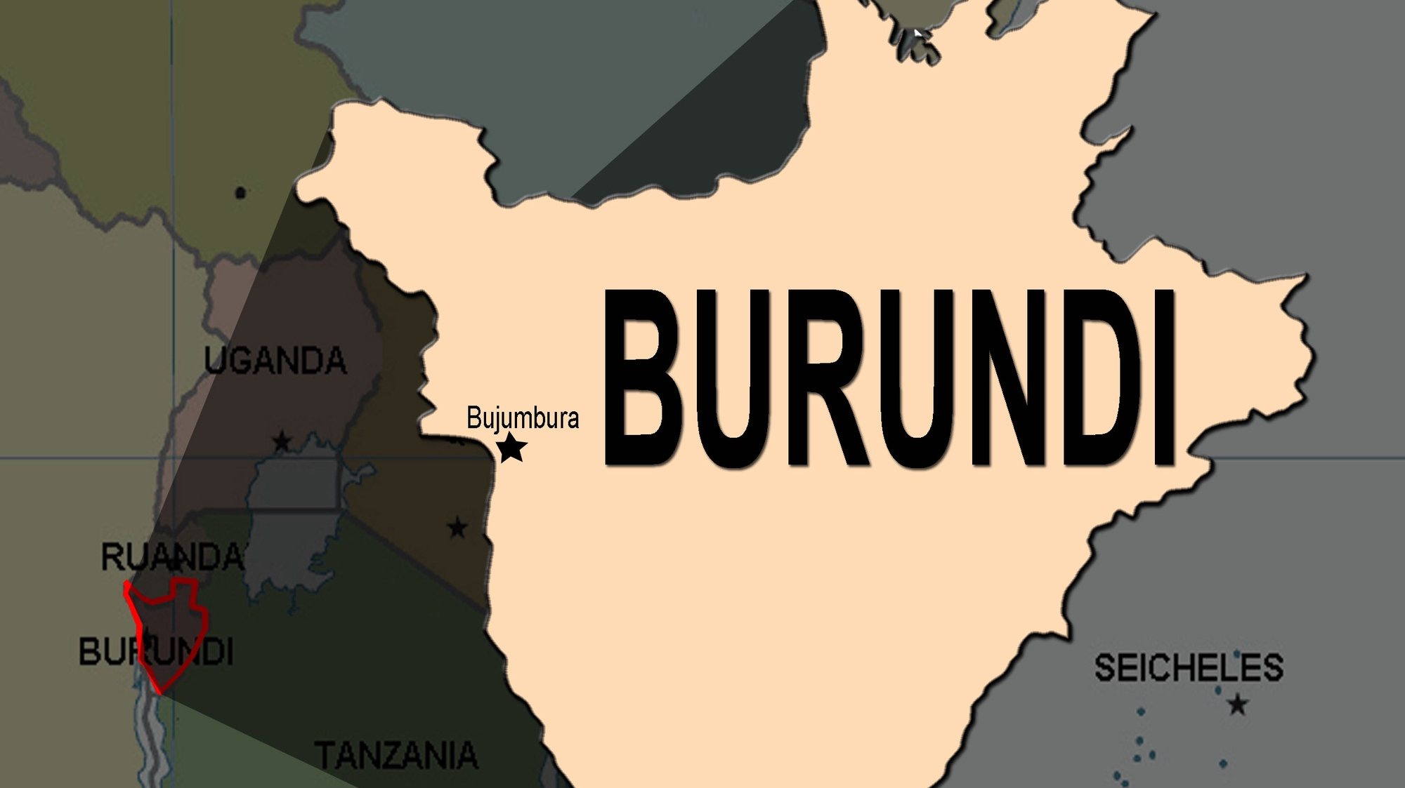 Mapa do Burundi
RICARDO BERNARDO / LUSA