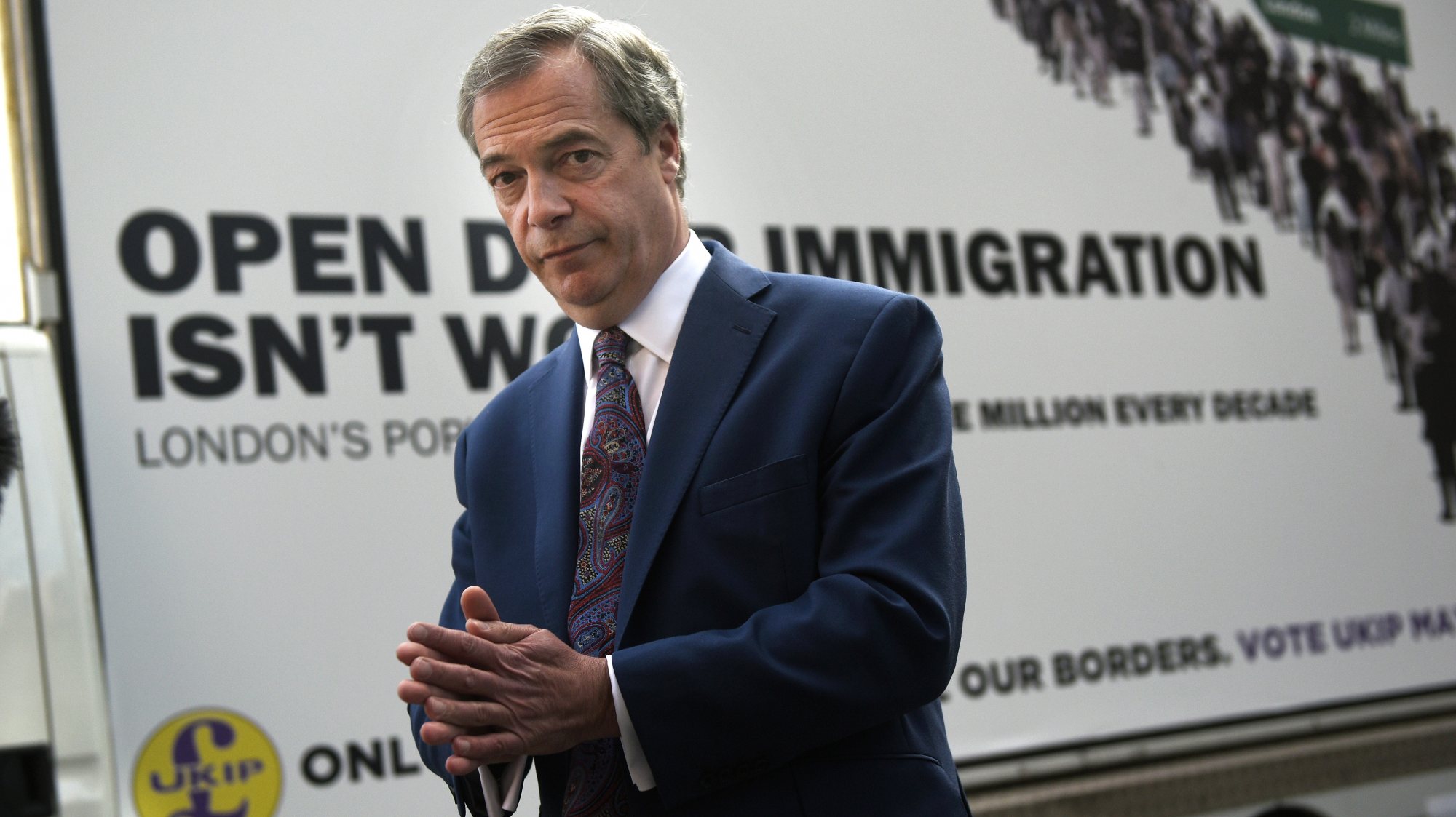 Nigel Farage é considerado o arquiteto do Brexit