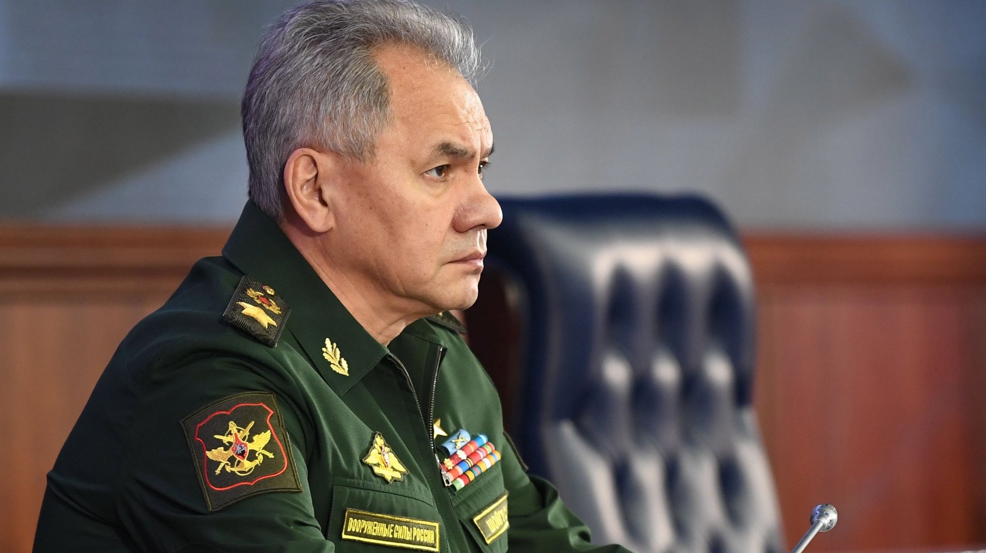 Ministro da Defesa da Rússia, Sergei Shoigu