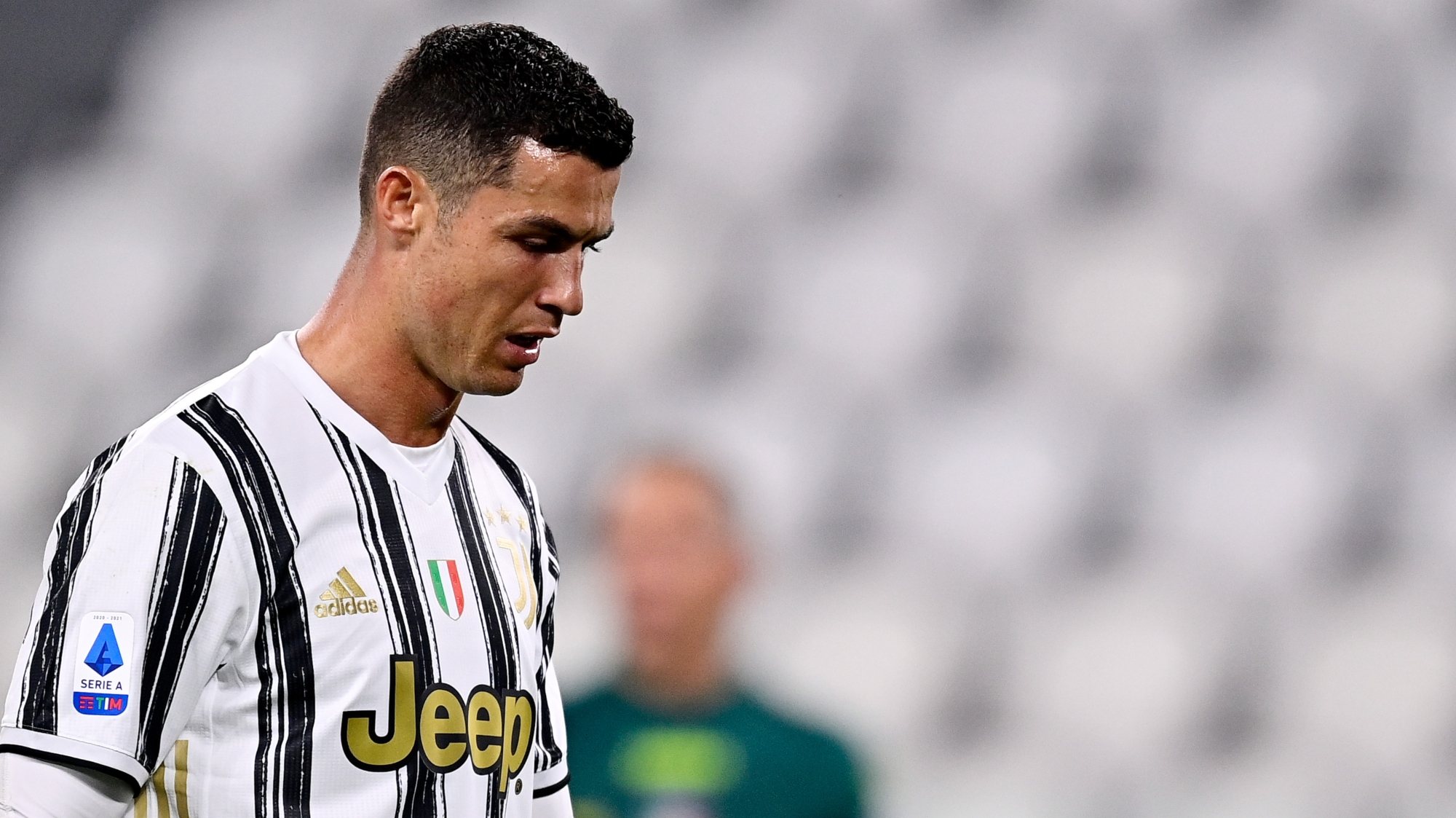 Ronaldo foi um dos piores jogadores da Juventus frente ao AC Milan, não conseguindo tocar na bola na área contrária durante toda a primeira parte