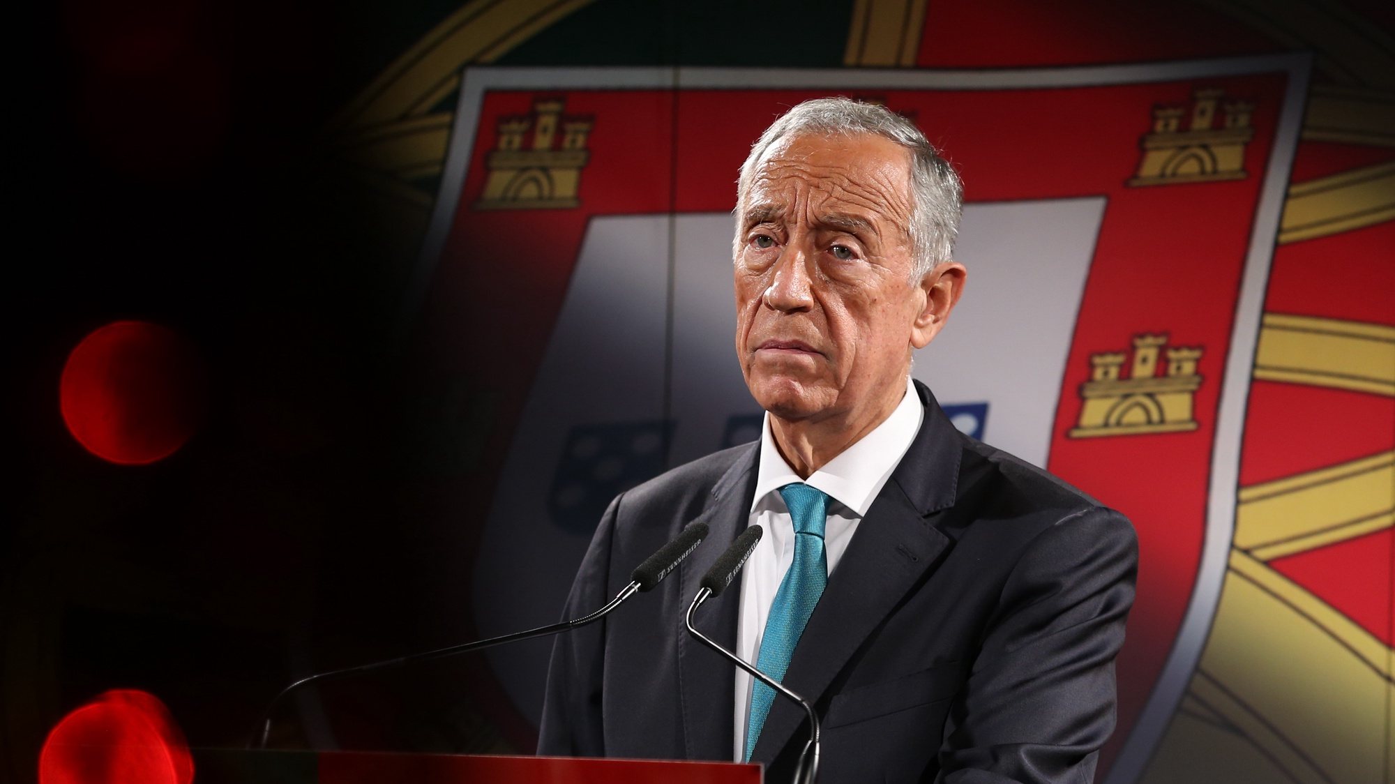 epa08868797 Portugal&#039;s President Marcelo Rebelo de Sousa, during the announcement of his decision to  run again for Portugal&#039;s Head of State in the elections of 24 January 2021, in Lisbon, Portugal, 07 December 2020. Almost 72 years old, on 12 December, Marcelo Rebelo de Sousa was elected President of the Republic in the first round of elections on 24 January 2016, with 52% of the vote.  EPA/MANUEL DE ALMEIDA / POOL