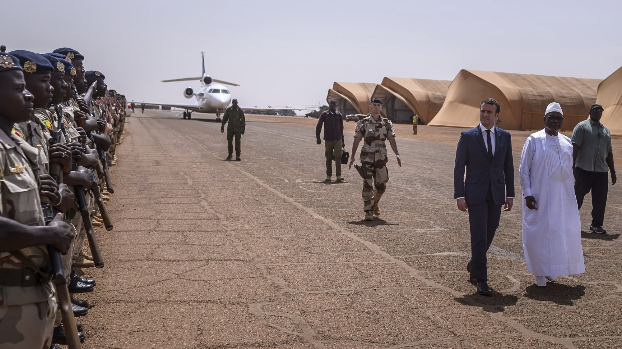Emmanuel Macron no Mali