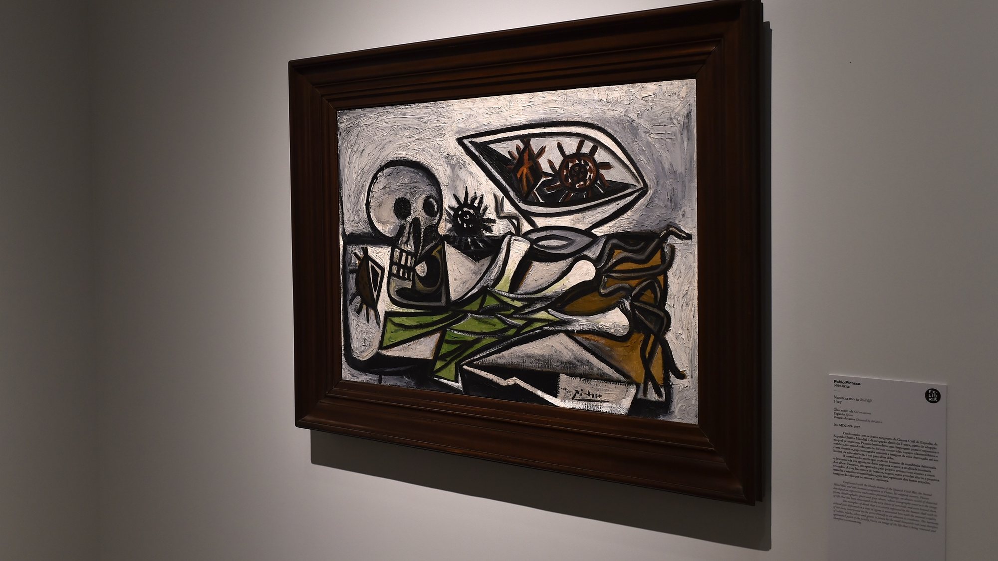 O museu do Caramulo tem várias obras do conhecido artista Picasso. A mais emblemática é uma pintura que foi doada nos anos 50 pelo próprio ao museu e está agora exposta, Tondela, 19 de abril de 2023. (ACOMPANHA TEXTO DO DIA 22 DE ABRIL DE 2023). NUNO ANDRÉ FERREIRA/LUSA