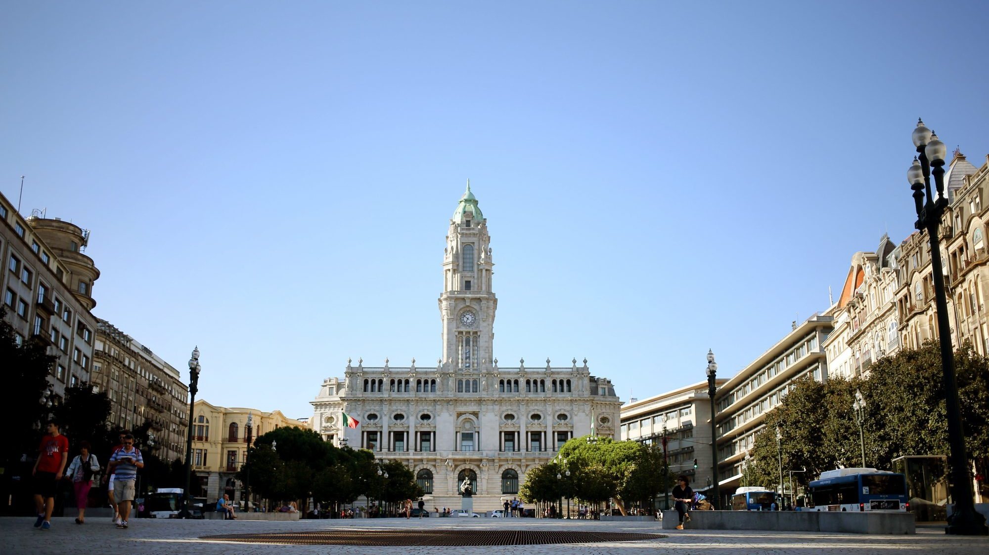 Câmara Municipal do Porto na Avenida dos Aliados