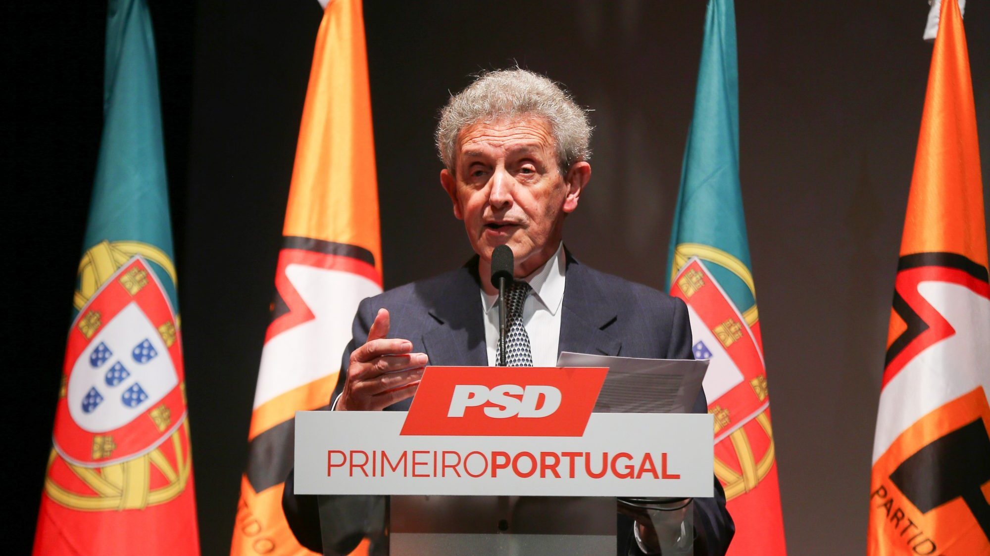 Na realização desta homenagem, estavam presentes o primeiro-ministro, António Costa, o presidente do PSD, Rui Rio, o líder parlamentar social-democrata, Paulo Mota Pinto, entre outros