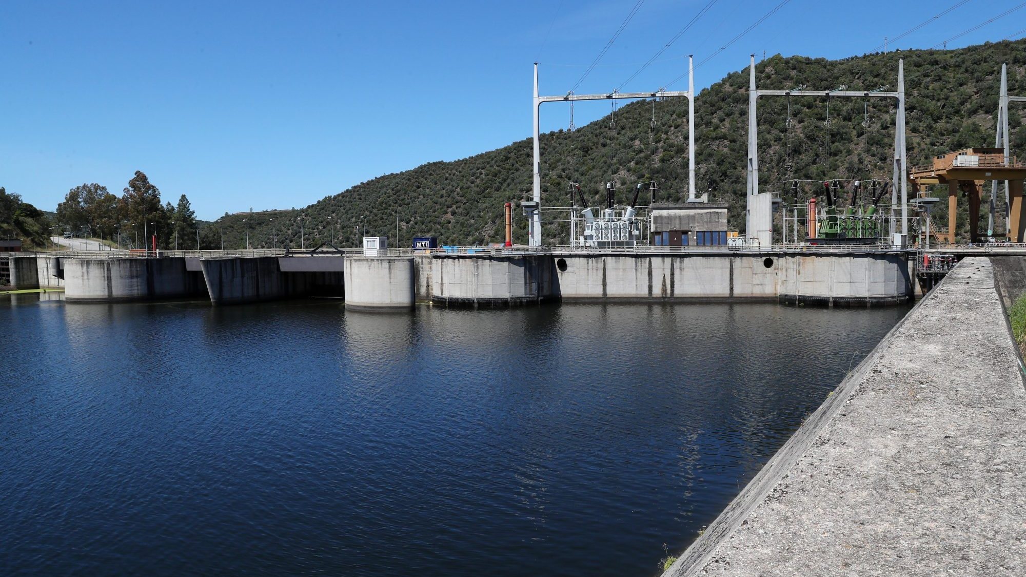 A barragem de Cedillo é explorada pela Iberdrola no Rio Tejo