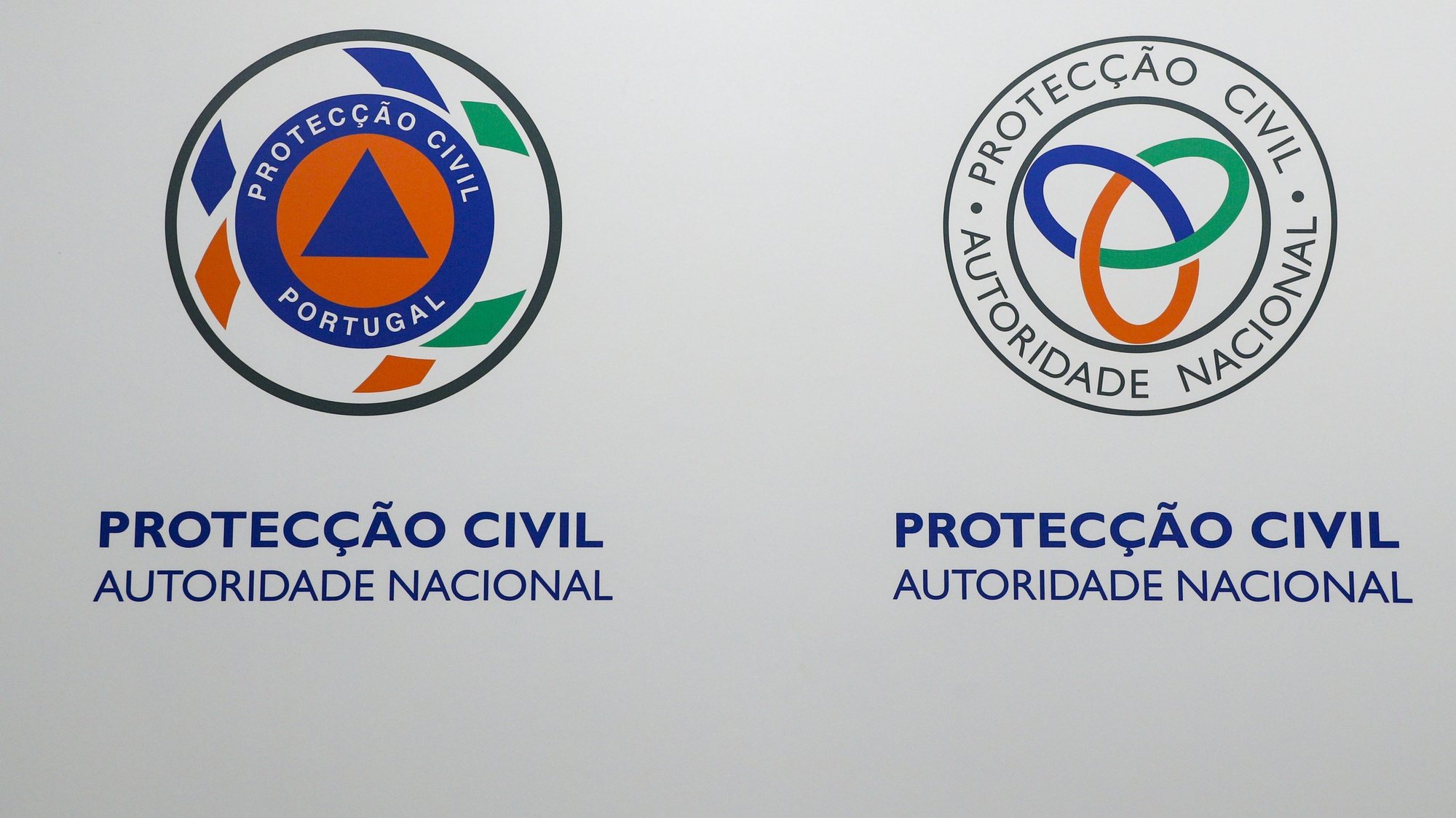Logotipo da Protecção Civil, Carnaxide, 02 de outubro de 2019. ANTÓNIO COTRIM/LUSA