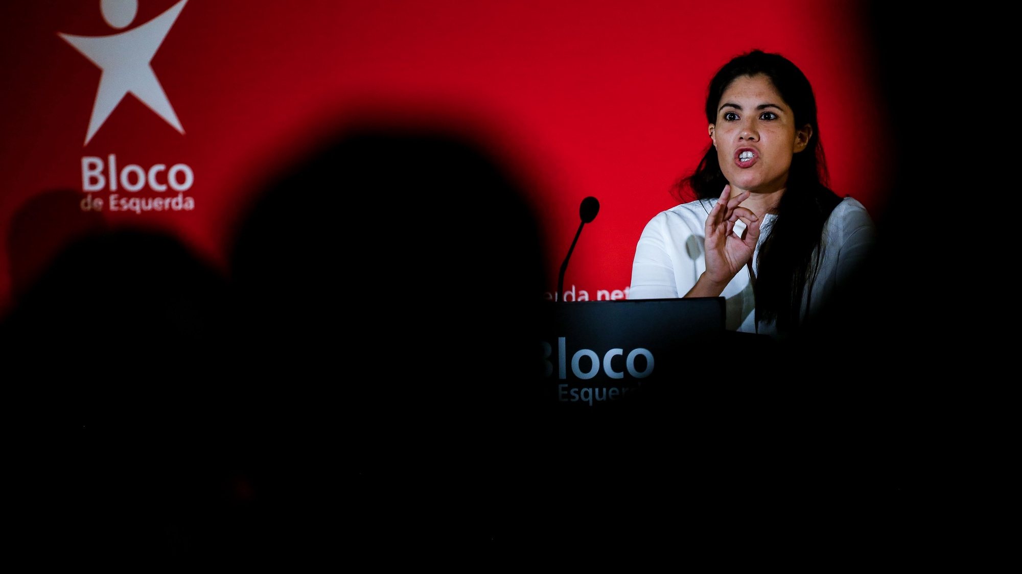 A deputada do Bloco de Esquerda, Mariana Mortágua, durante o encontro &quot;Vencer a Crise - as respostas da esquerda” realizado em Lisboa, 10 de setembro de 2020. NUNO FOX/LUSA