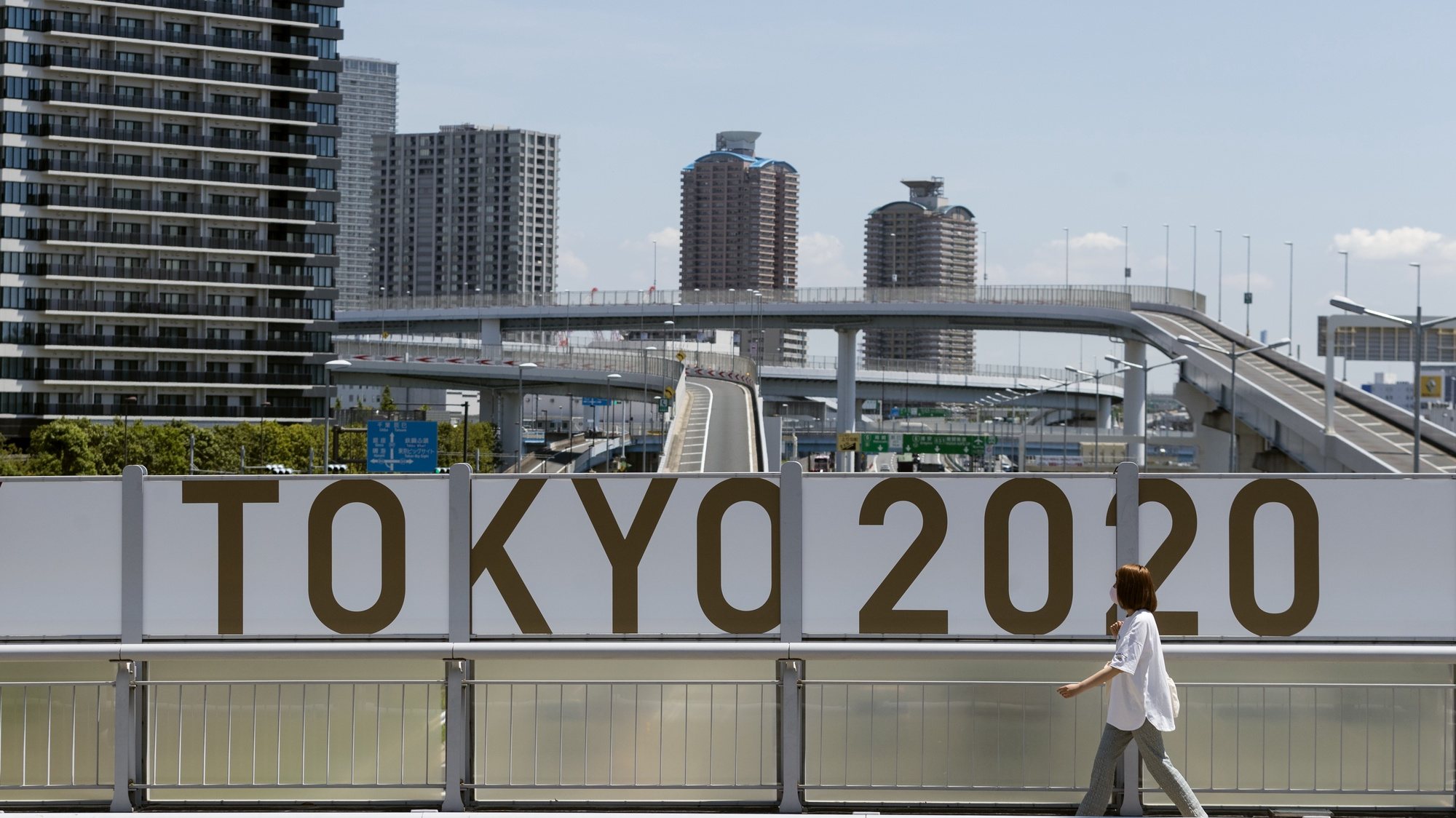 A um dia do início dos Jogos Olímpicos, Tóquio parece viver alheado do maior evento desportivo do mundo, algo só possível numa sociedade altamente respeitadora, face a um vírus que levou ao inédito adiamento da competição, Tóquio, Japão, 22 de julho de 2021. JOSÉ COELHO/LUSA