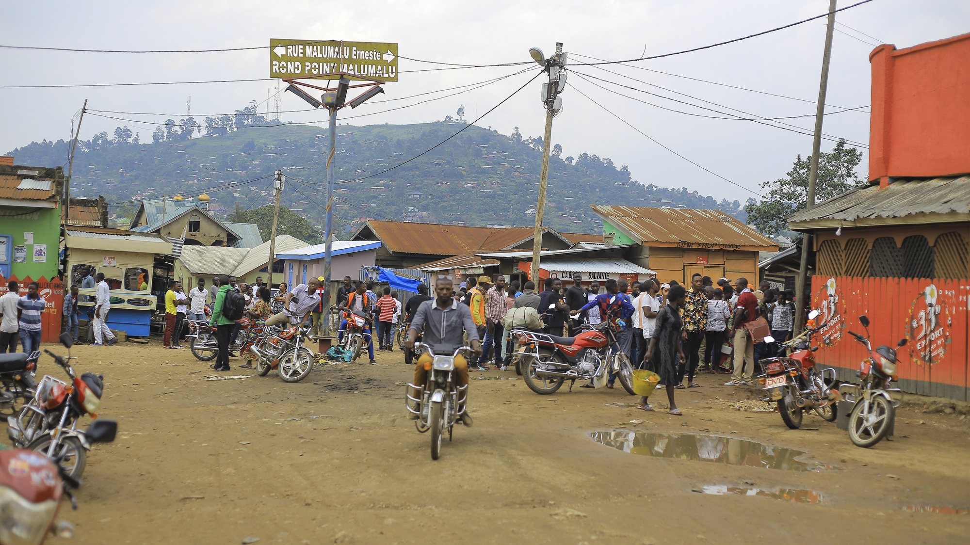Localidade de Beni, na República Democrática do Congo