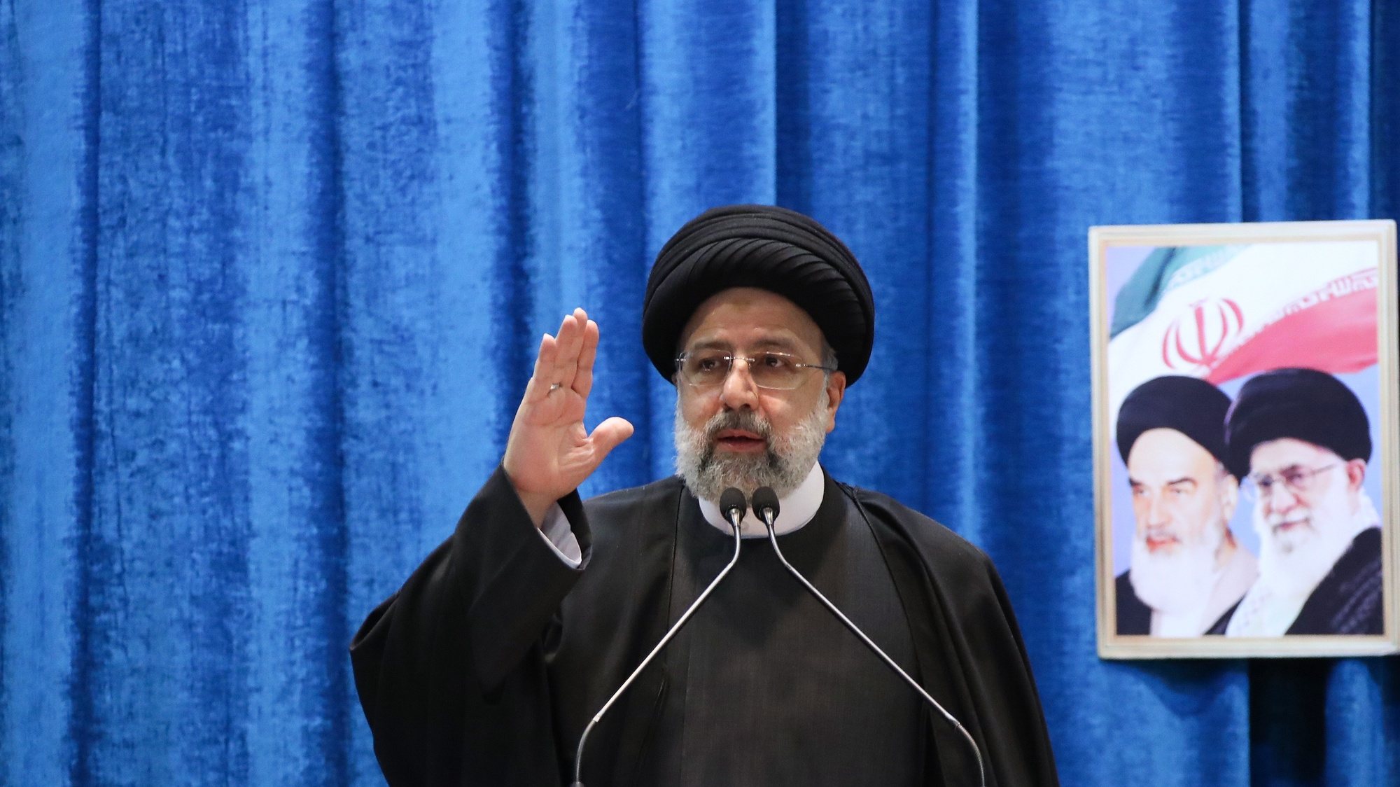 O Presidente iraniano, Ebrahim Raisi