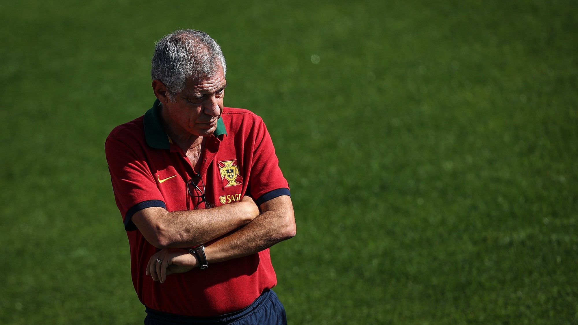 Portugal&#039;s head coach Fernando Santos during a training session at Cidade do Futebol in Oeiras, outskirts of Lisbon, Portugal, 21 September 2022. Portugal will play against the Czechia Republic on 24th of September in Prague and Spain on the 27th September in Portugal northern city of Braga for the upcoming UEFA Nations League. RODRIGO ANTUNES/LUSA