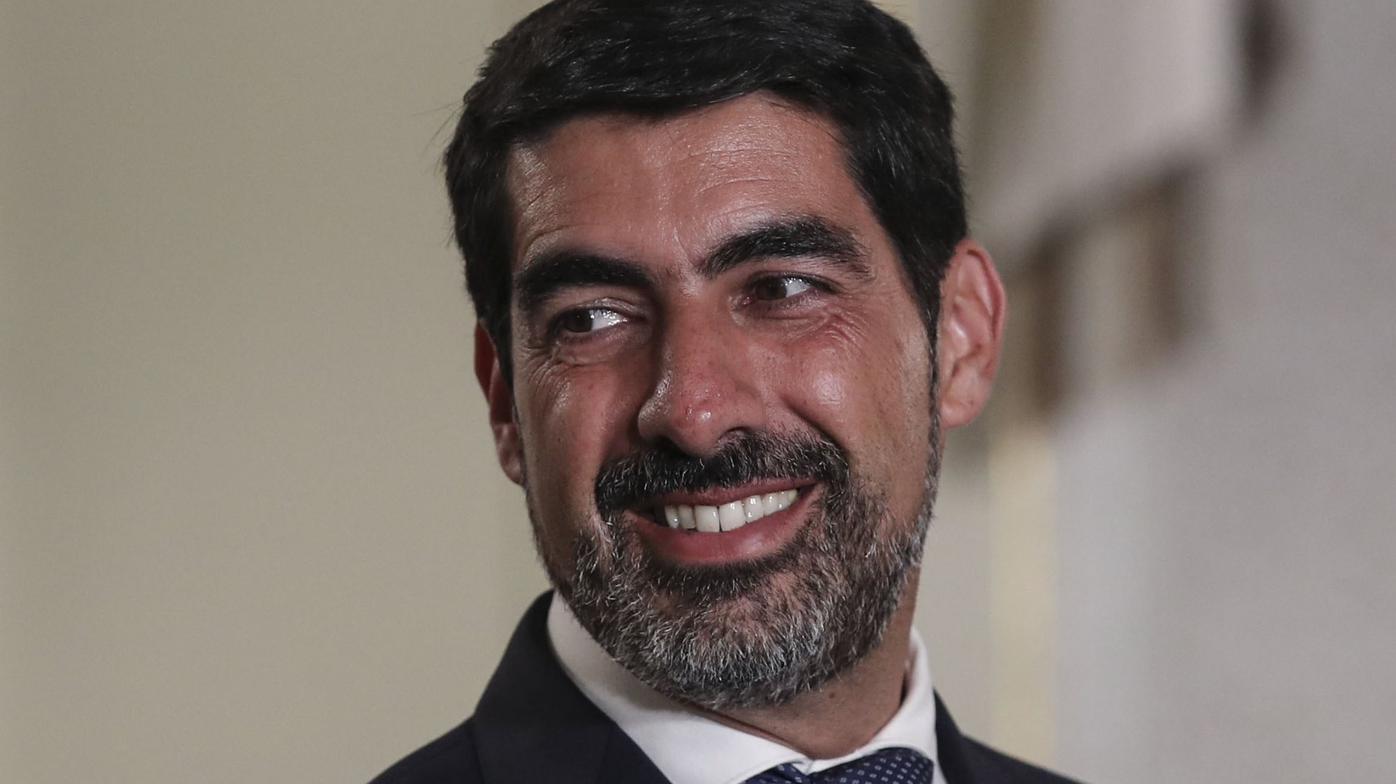 O novo secretário de Estado Adjunto do primeiro-ministro, Luís Miguel da Silva Alves, durante a cerimónia de tomada de posse, que decorreu no Palácio de Belém, Lisboa, 16 de setembro de 2022. ANTÓNIO COTRIM/LUSA