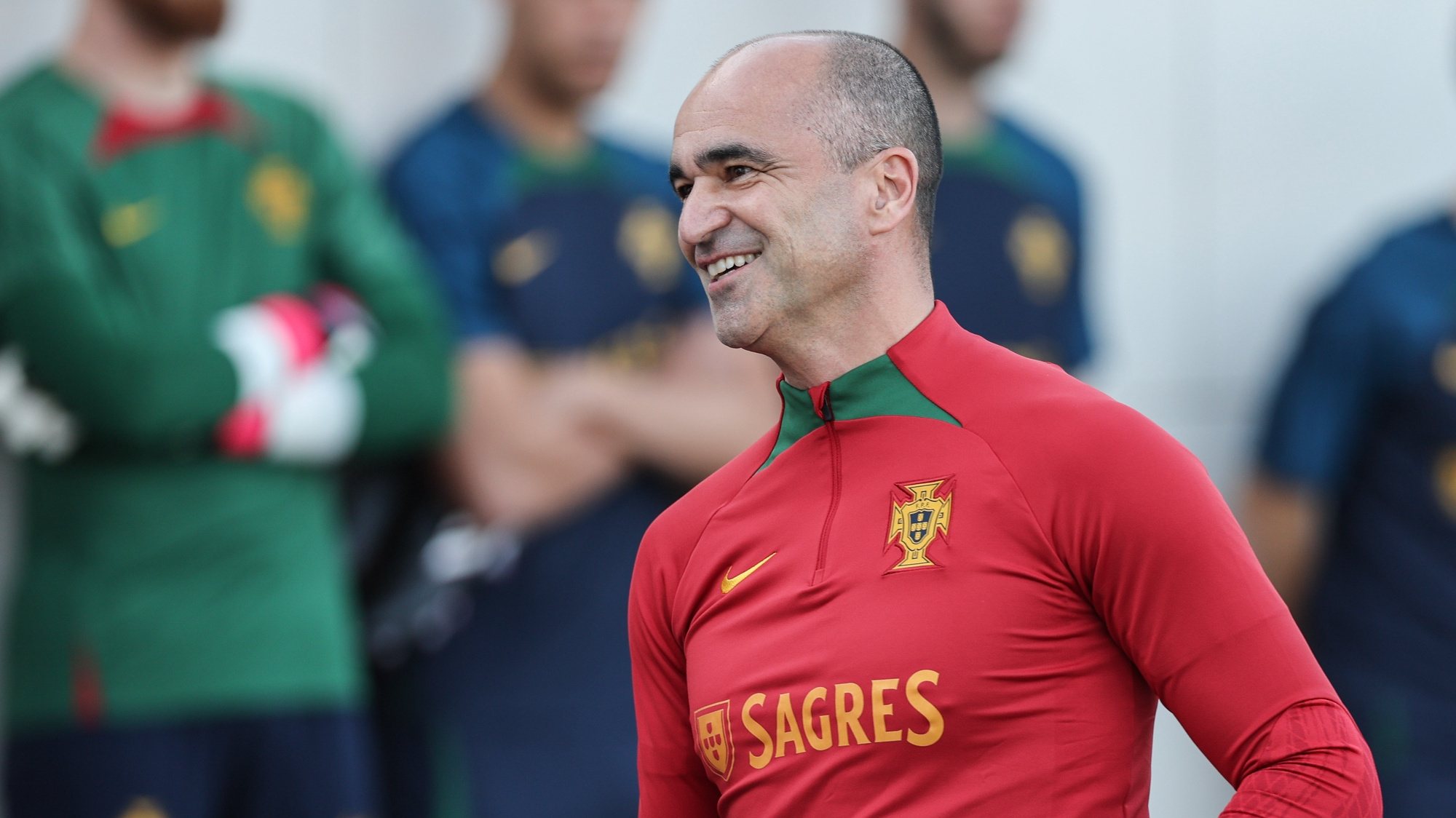 Portugal soccer team head coach Roberto Martinez during a trainig session at Soccer City, Oeiras, Portugal, 20th March 2023. Portugal will play his Euro 2024 Group J qualifying soccer match with Liechtenstein next thursday at Alvalade Stadium in Lisbon. MIGUEL A. LOPES/LUSA