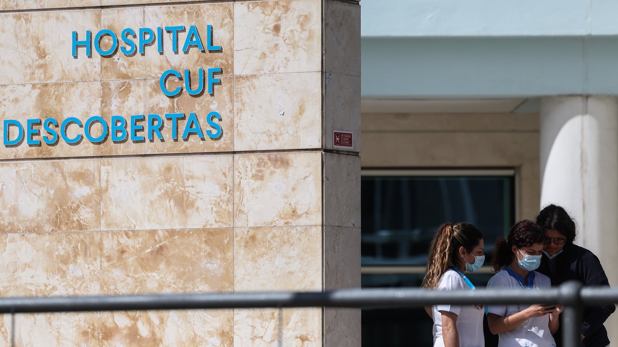 Hospital Cuf Descobertas em Lisboa, 16 de março de 2022. TIAGO PETINGA/LUSA