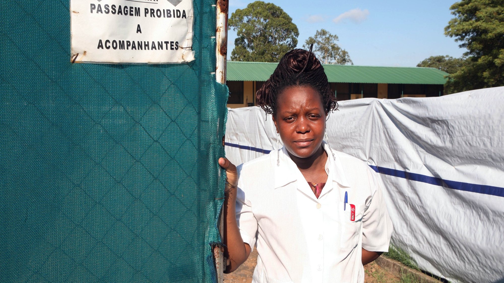 Alice Magaia, Directora  de Saúde da Cidade de Maputo, no Centro de Cólera no Hospital de Mavalane, Maputo, a 10 de Janeiro de 2009. No último mês registaram-se 55 casos de Cólera na Província de Maputo.   Pedro Sá da Bandeira/Lusa